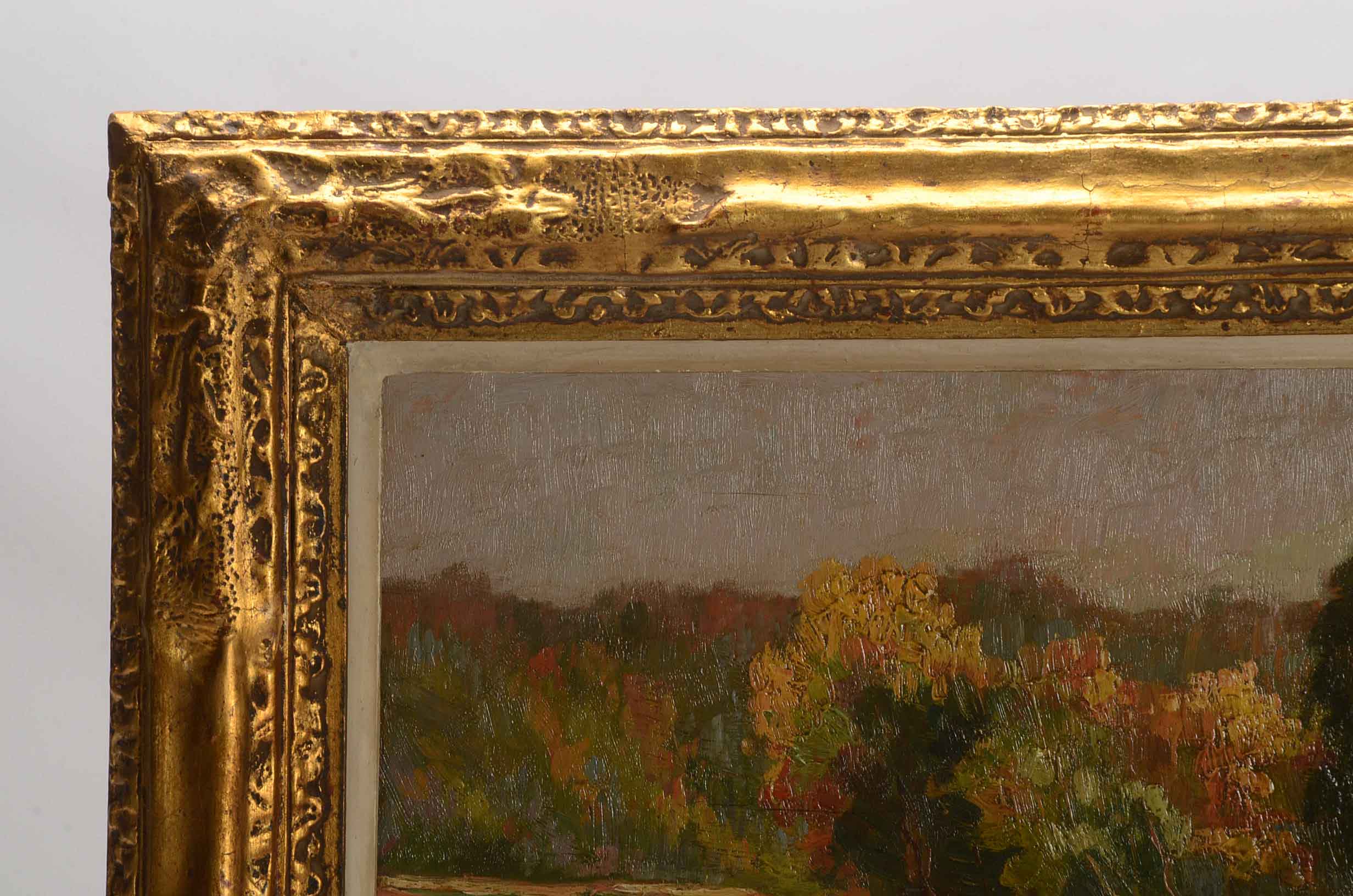 Leon Tombu Original Oil on Board Landscape Painting