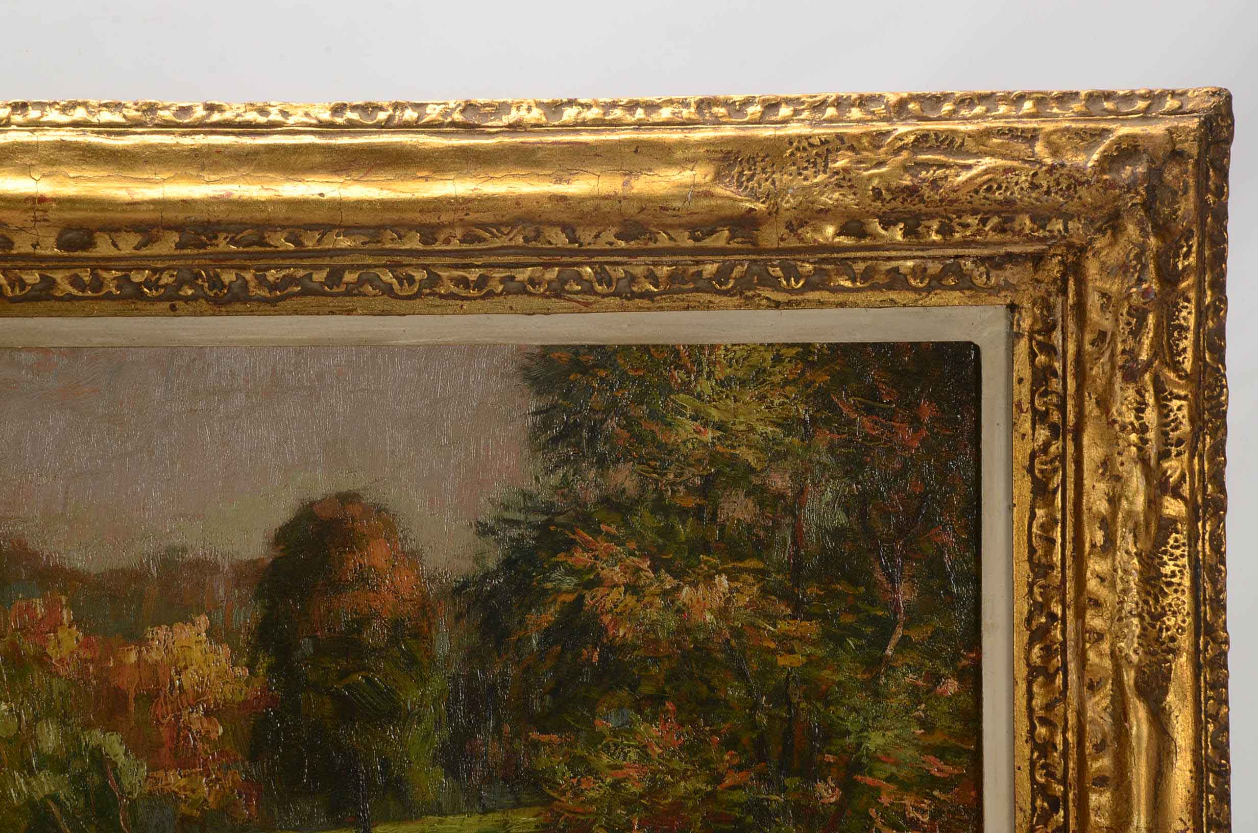 Leon Tombu Original Oil on Board Landscape Painting