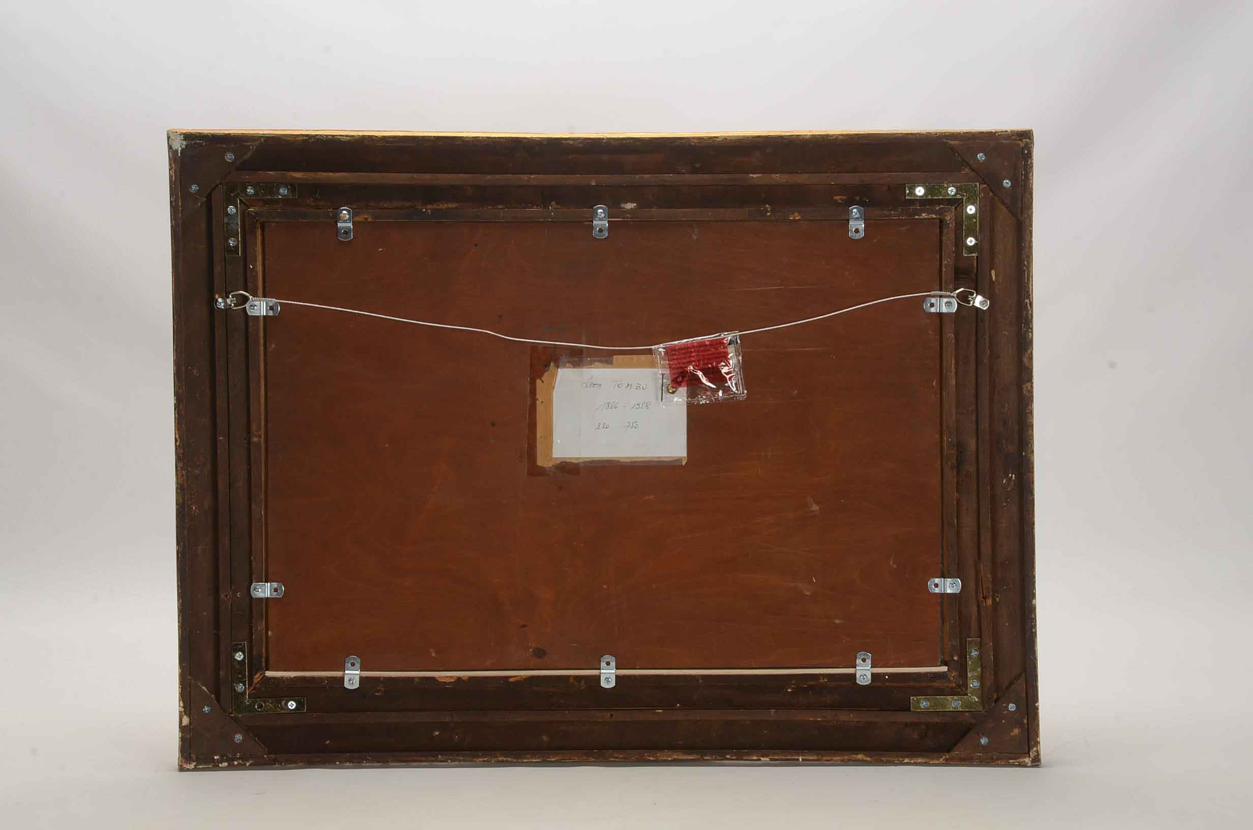 Leon Tombu Original Oil on Board Landscape Painting