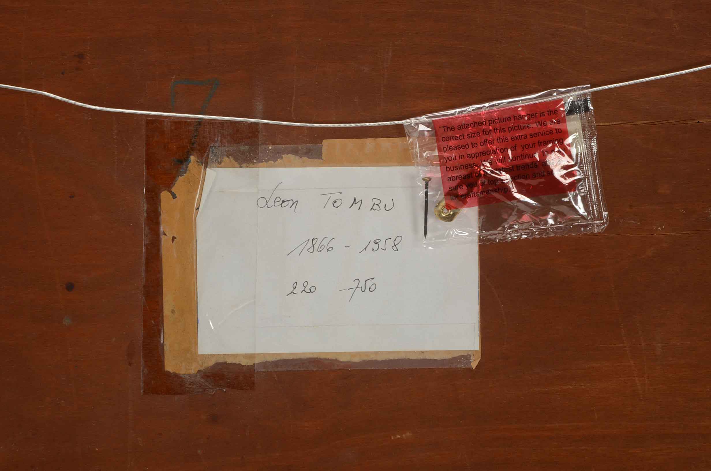 Leon Tombu Original Oil on Board Landscape Painting