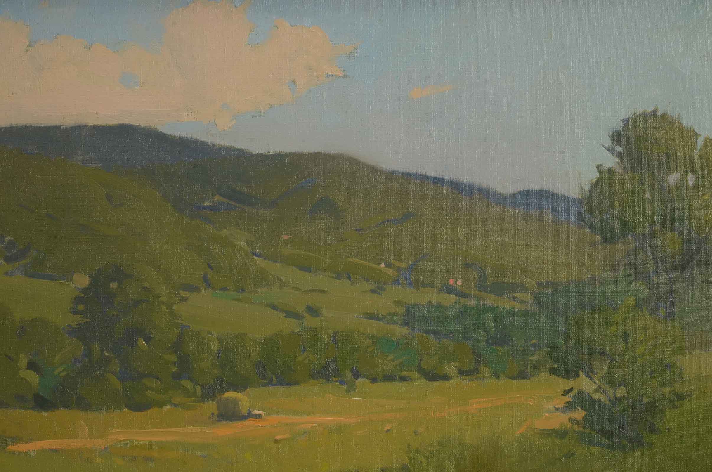 Gary Fifer Oil Painting of a Summer Landscape
