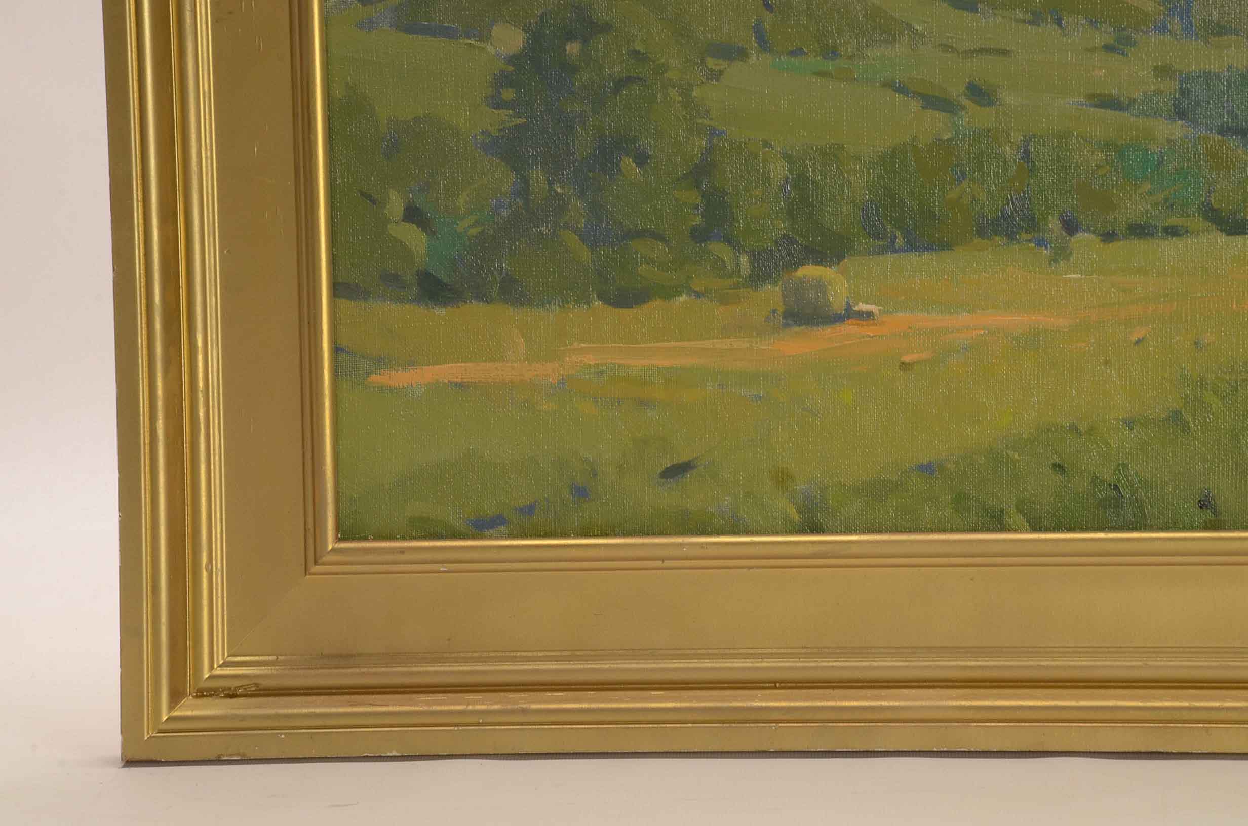 Gary Fifer Oil Painting of a Summer Landscape