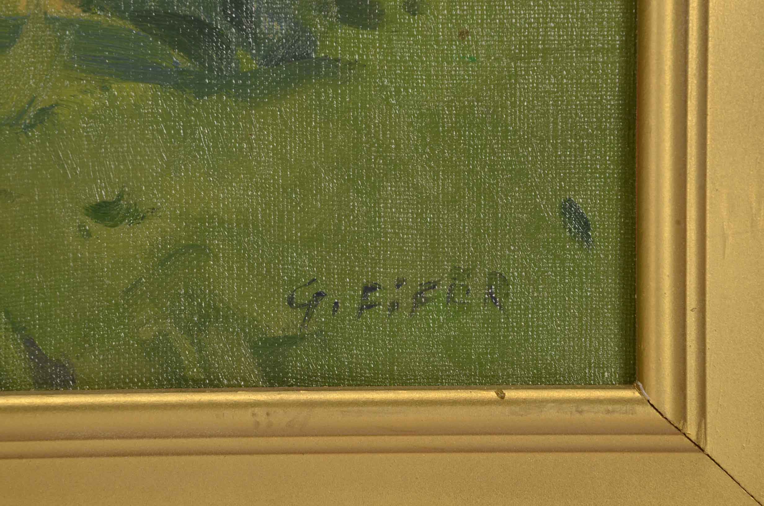 Gary Fifer Oil Painting of a Summer Landscape