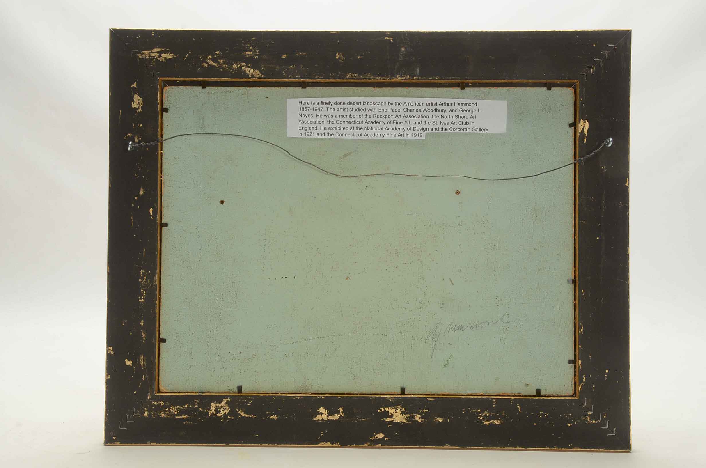 Arthur Hammond Signed Oil Painting of a Landscape