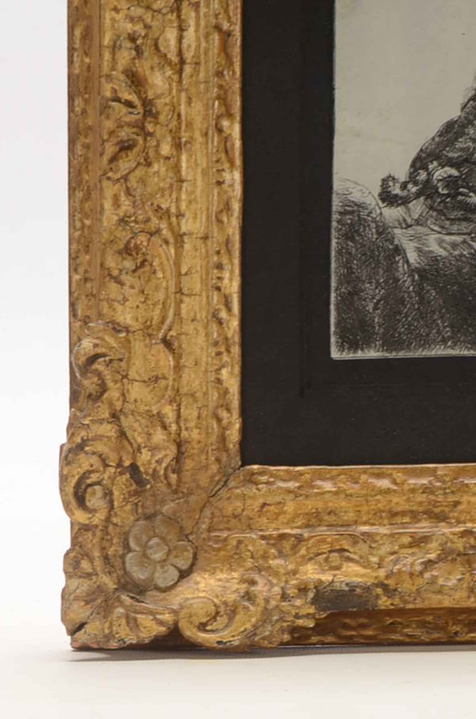 Antique Copy Etching After Rembrandt