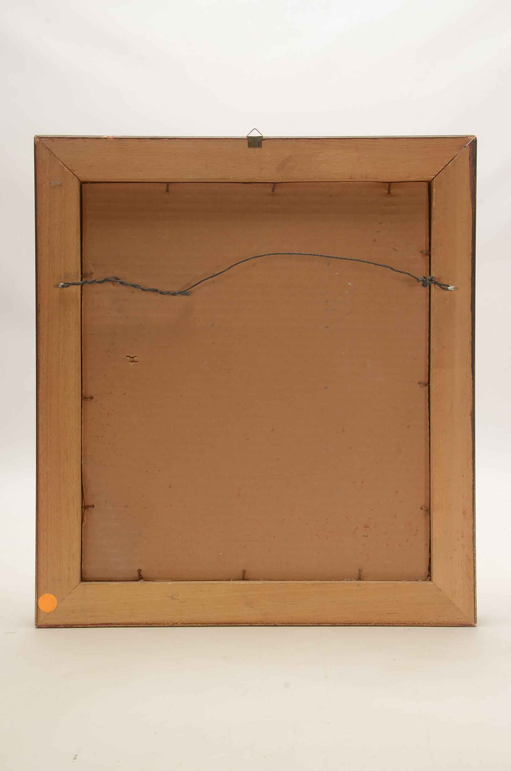 Signed Oil on Board Figural Painting