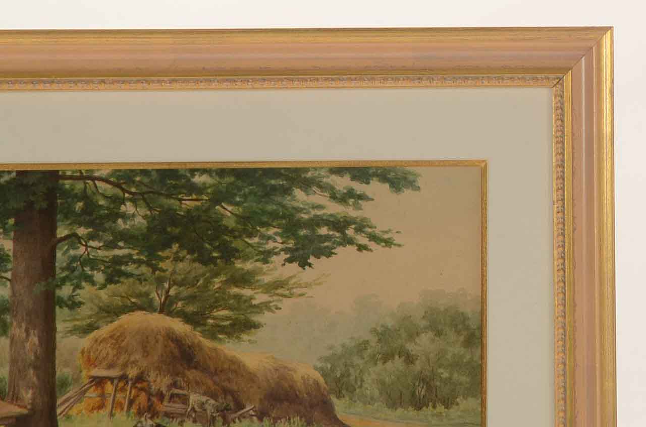 Cordelia A. Bushnell Plimpton Original 19th Century Watercolor Painting