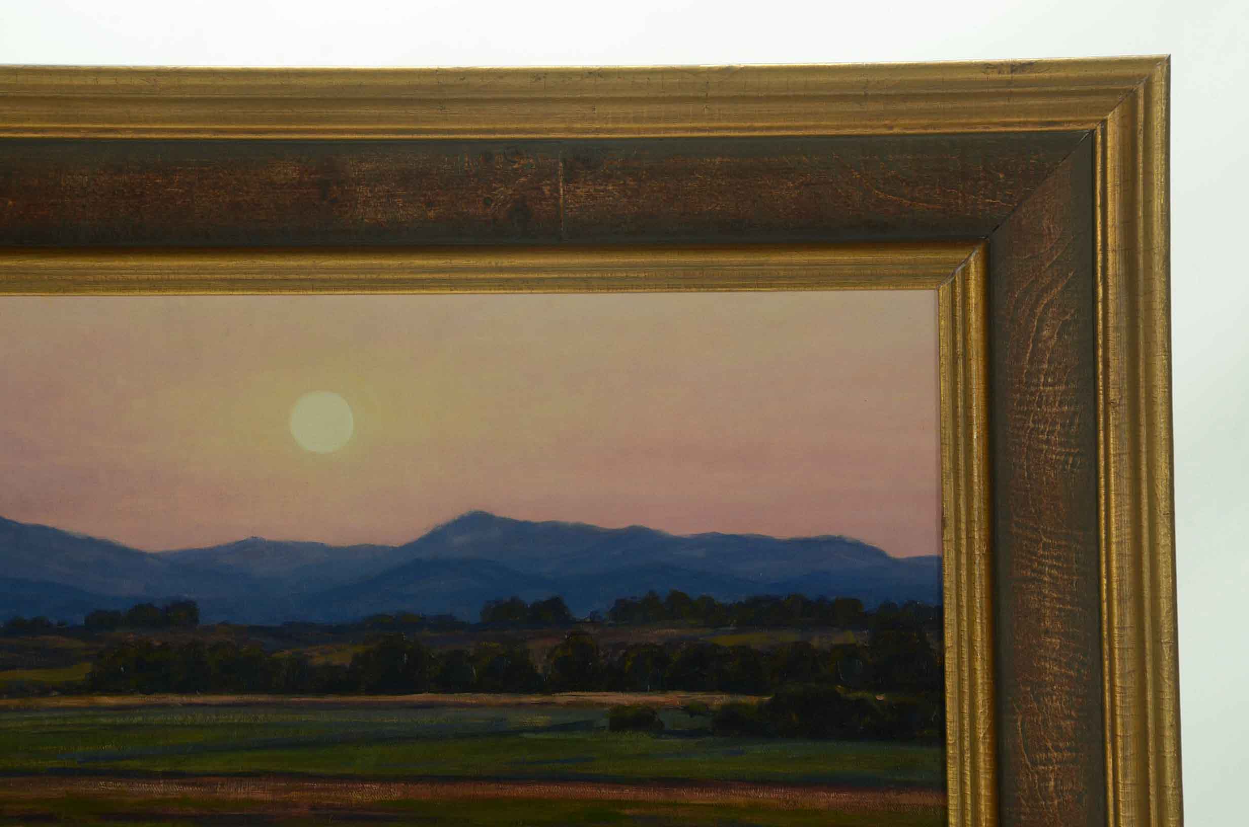 Stephen Smalzel Oil Painting on Board "Sunset by Carbondale"