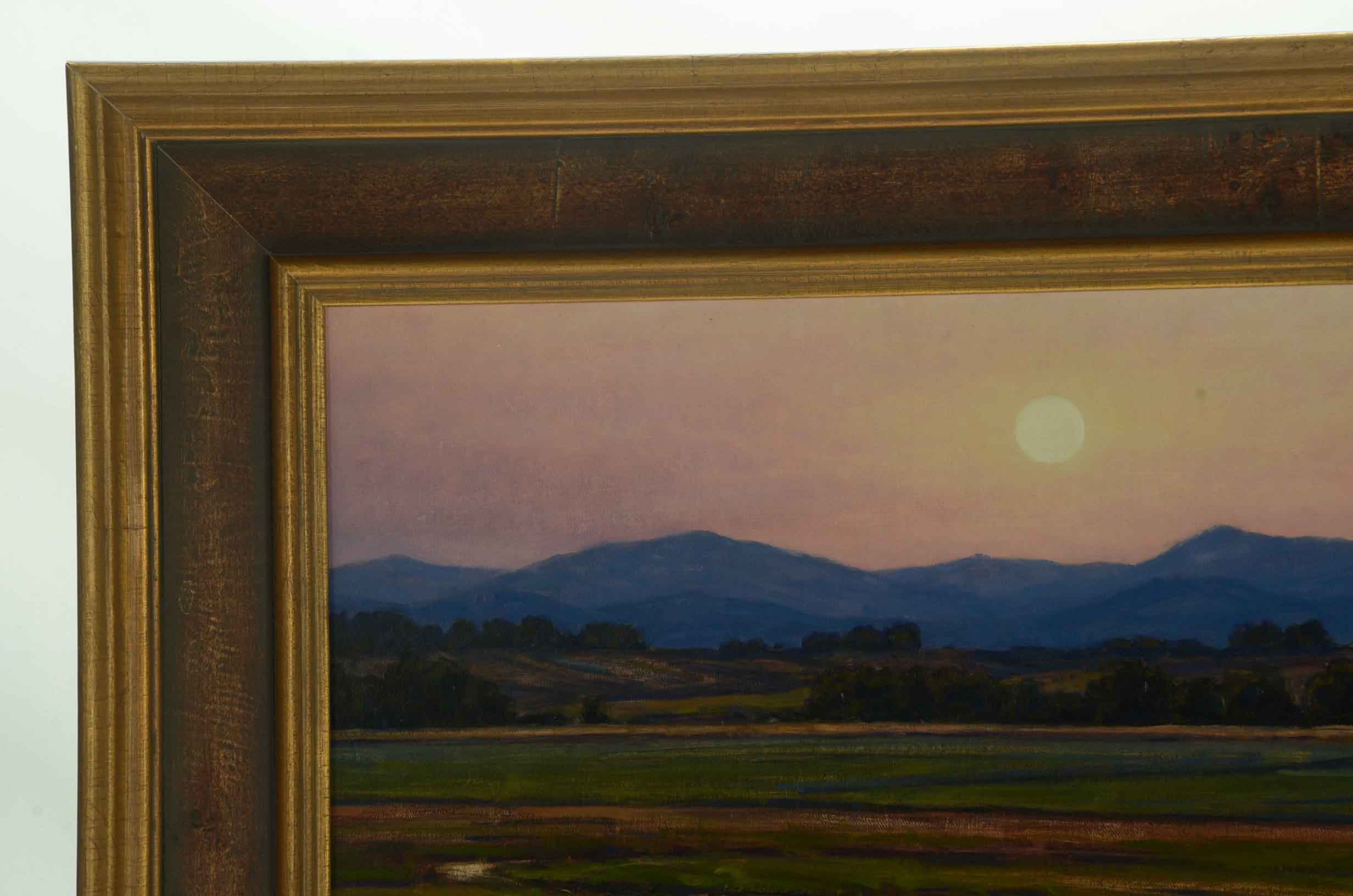 Stephen Smalzel Oil Painting on Board "Sunset by Carbondale"