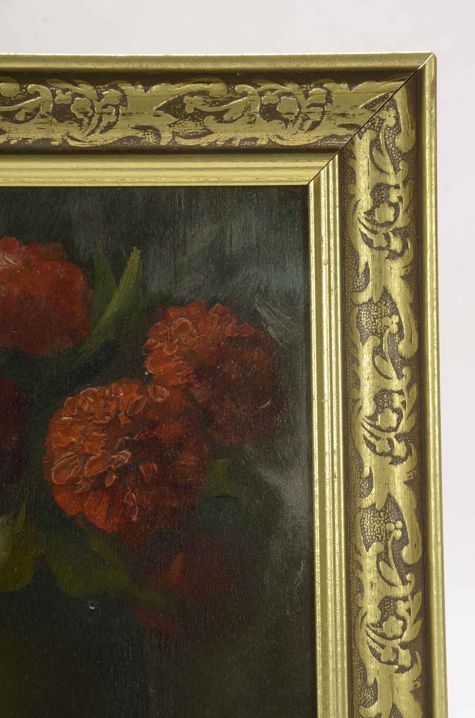 Martin Rettig Signed Oil Painting of a Still Life with Flowers