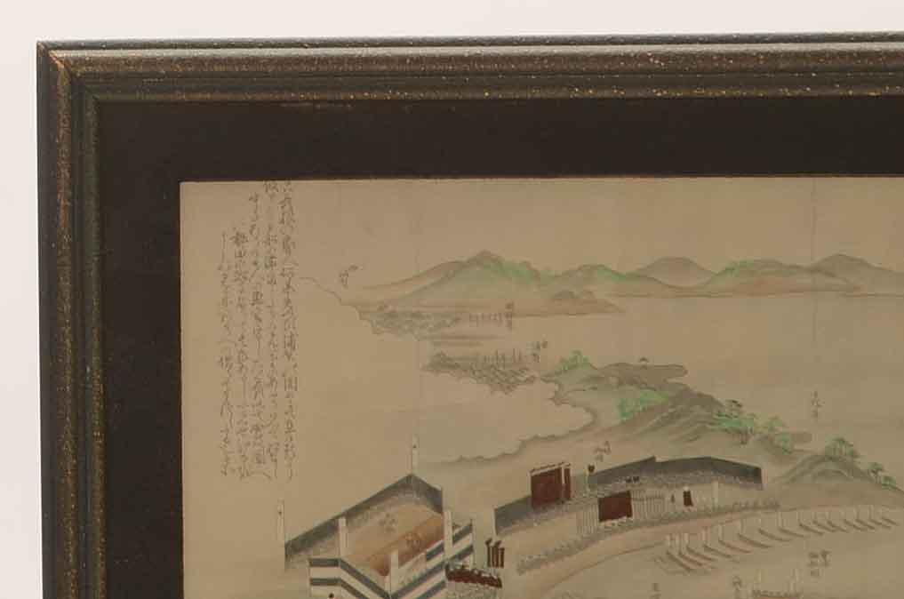 Antique Hand-Colored Photograph of Japanese Woodblock Print
