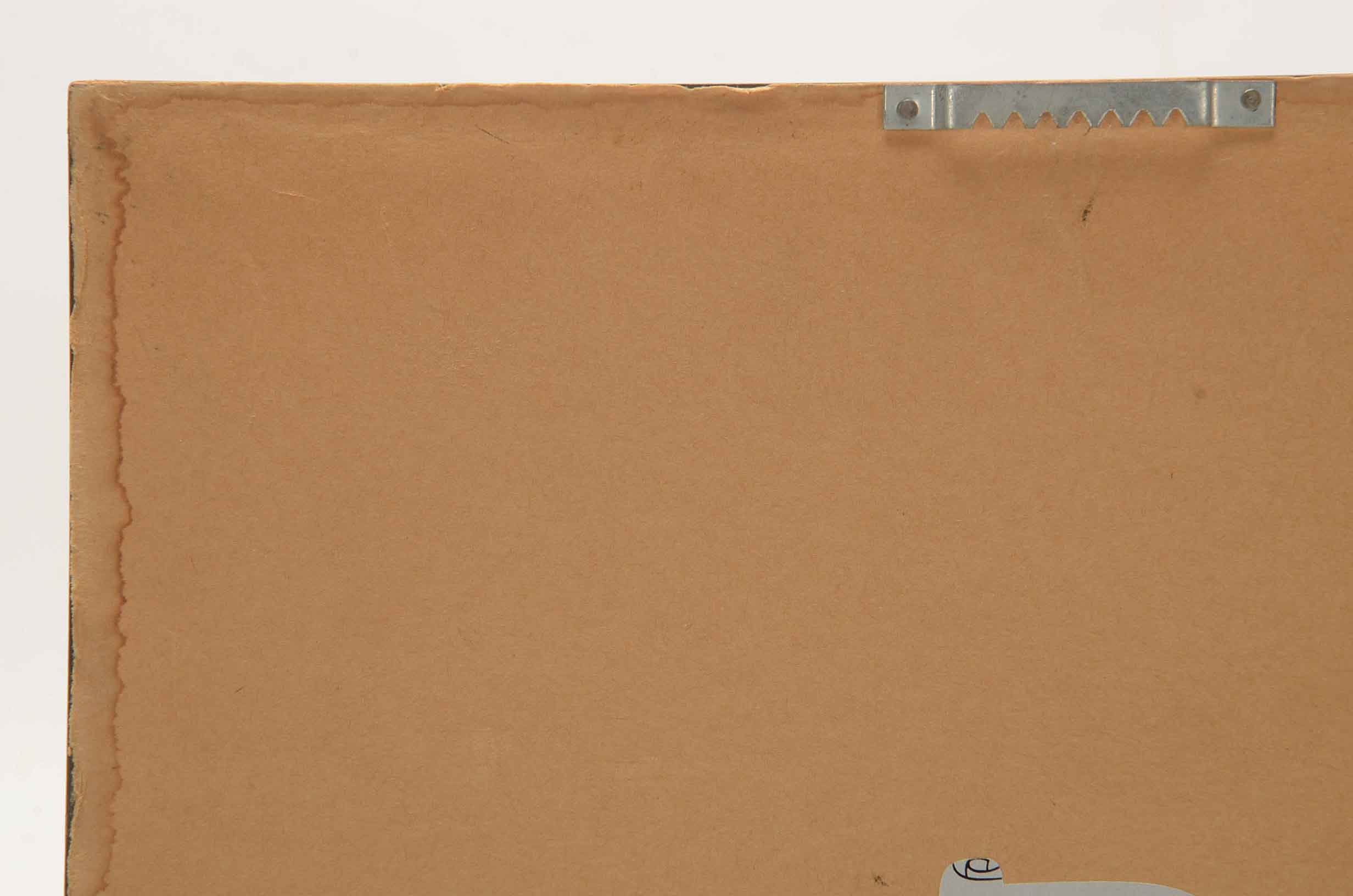 Antique Hand-Colored Photograph of Japanese Woodblock Print