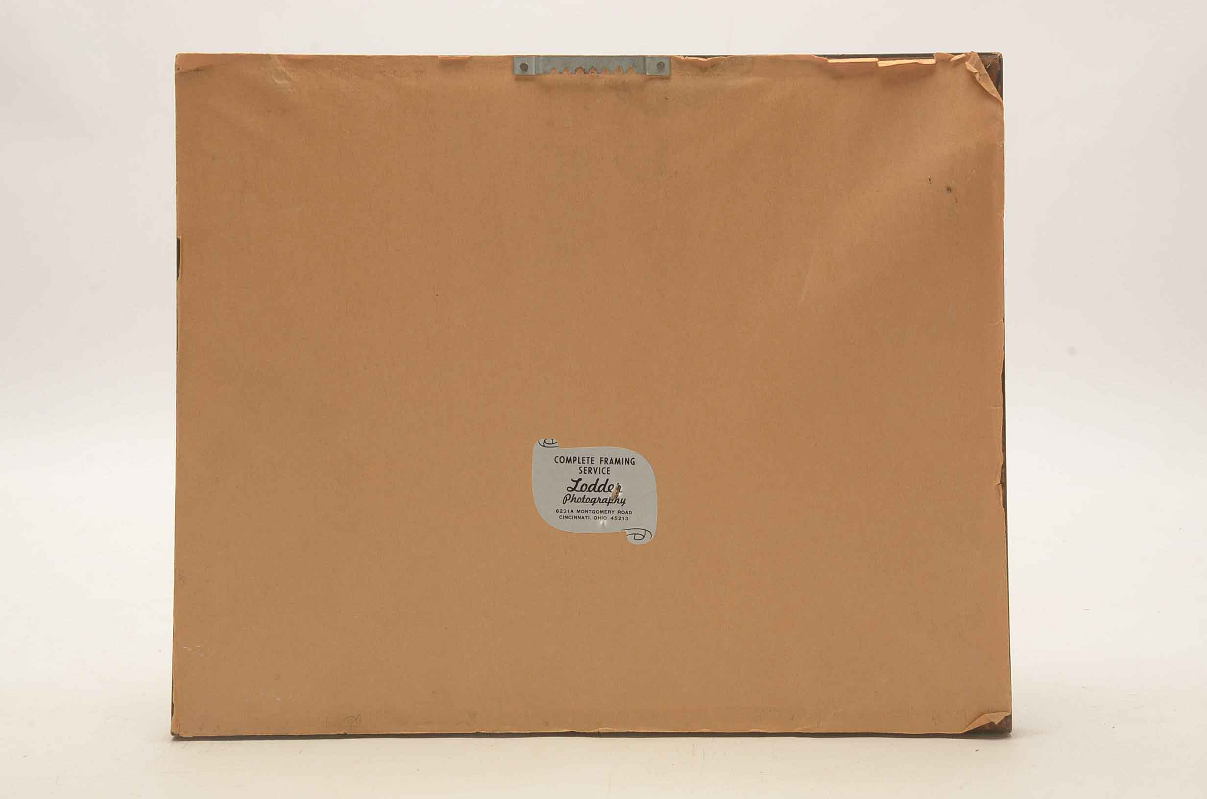 Antique Hand-Colored Photograph of Nautical Japanese Woodblock Print