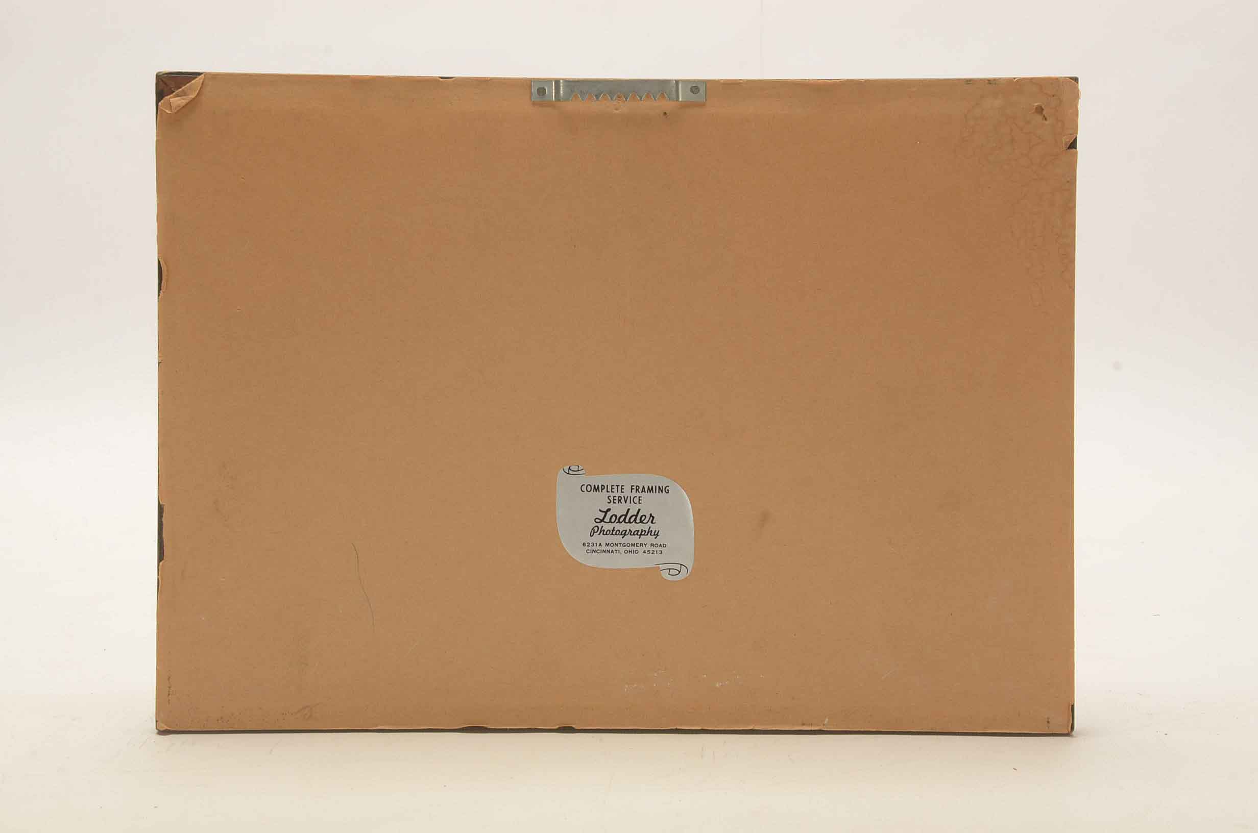 Antique Hand-Colored Photograph of Nautical Japanese Woodblock Print