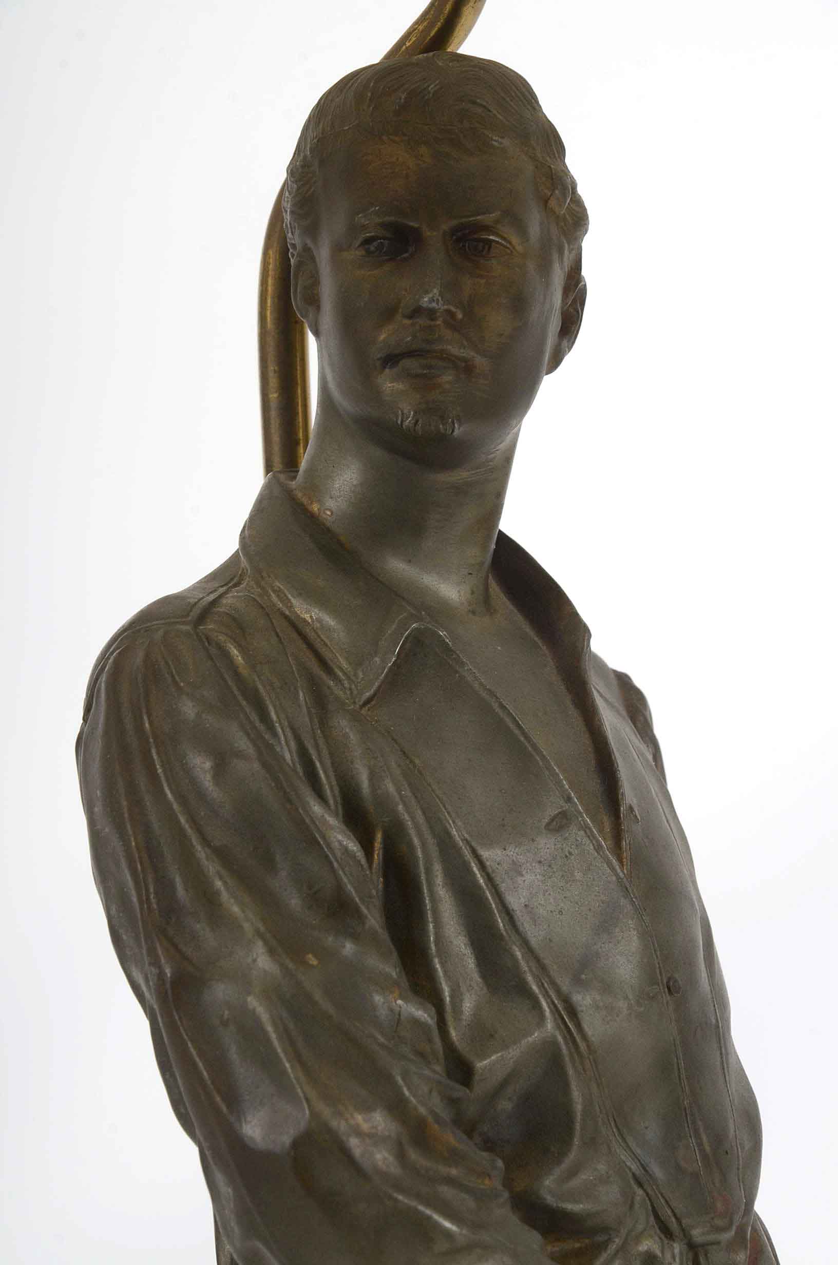 Matching Lamps After Masse's "Escrimeurs"