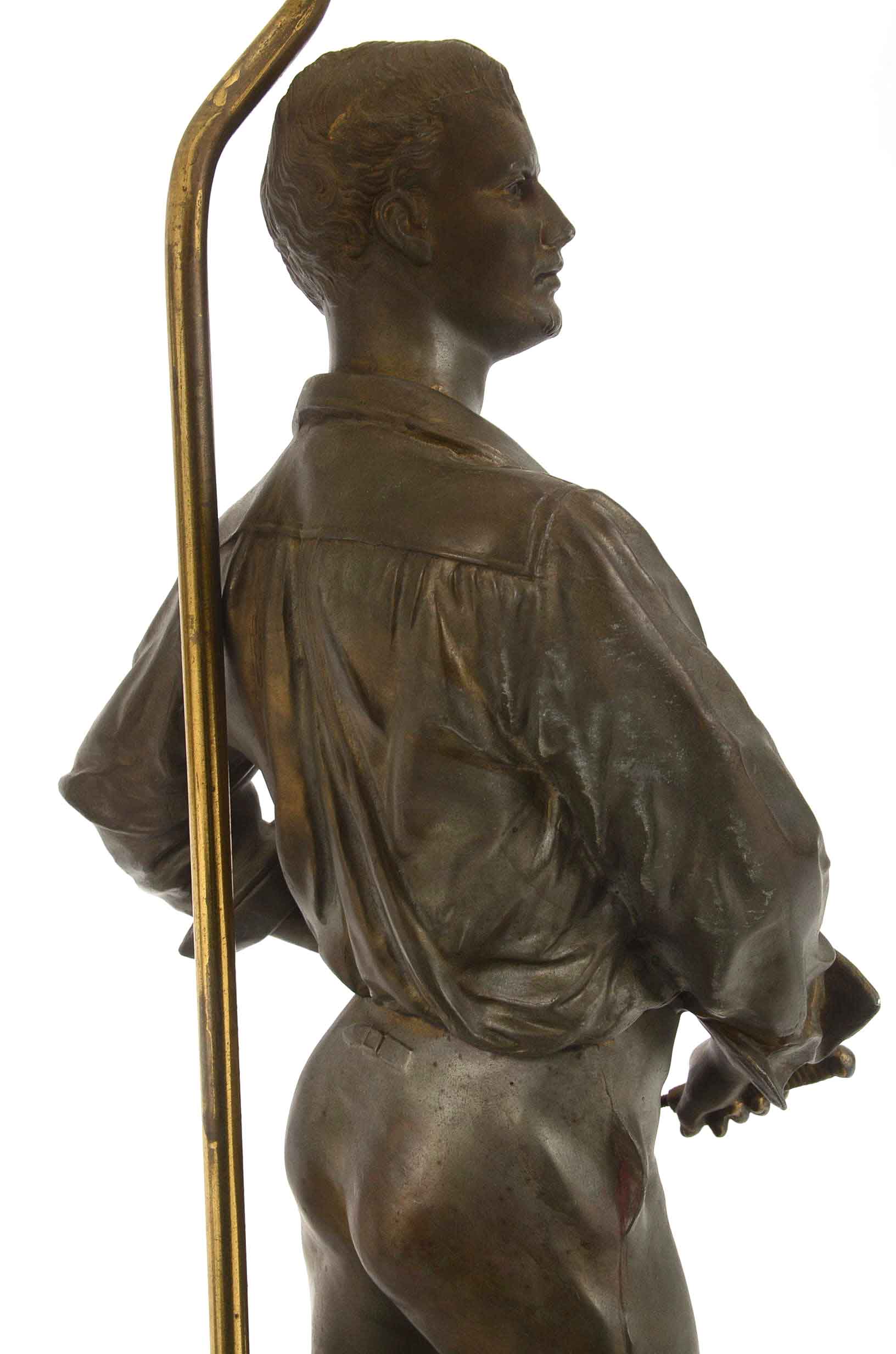 Matching Lamps After Masse's "Escrimeurs"