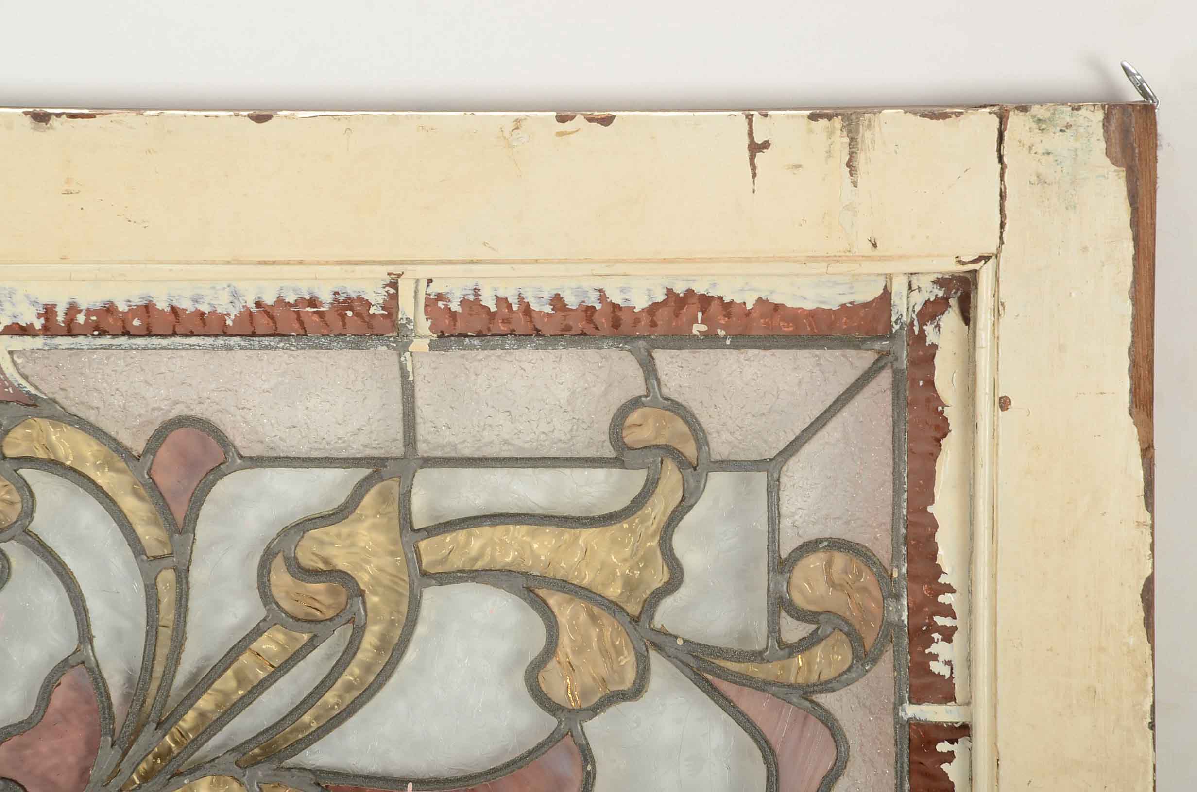 Antique Hand-Crafted Stained Glass Window