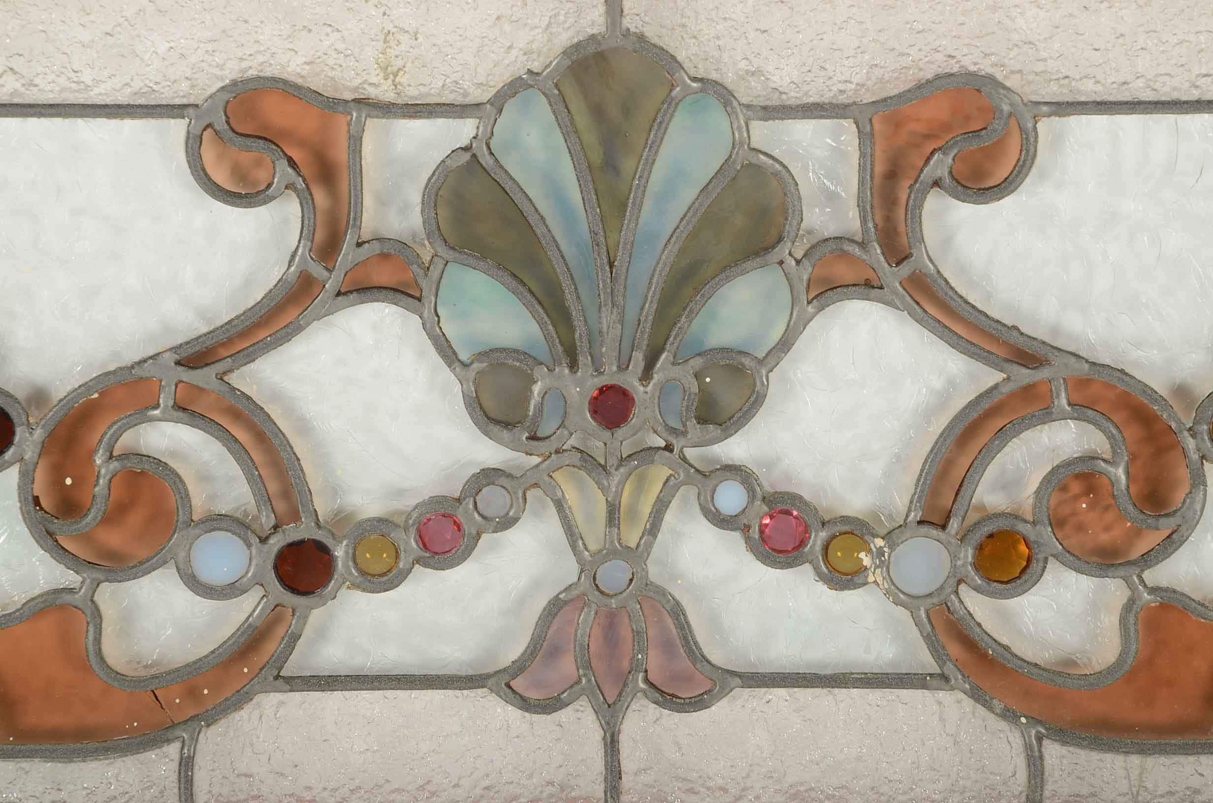 Antique Hand-Crafted Stained Glass Window