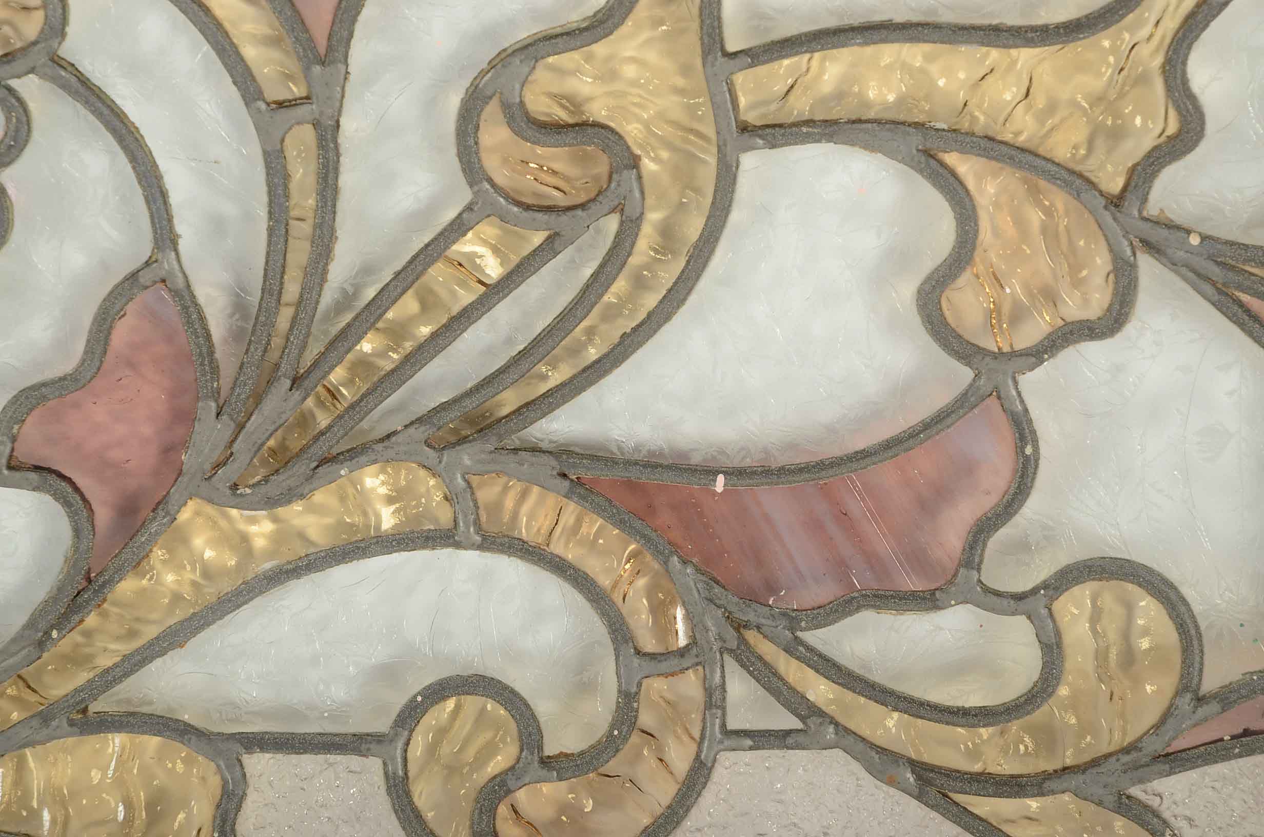 Antique Hand-Crafted Stained Glass Window