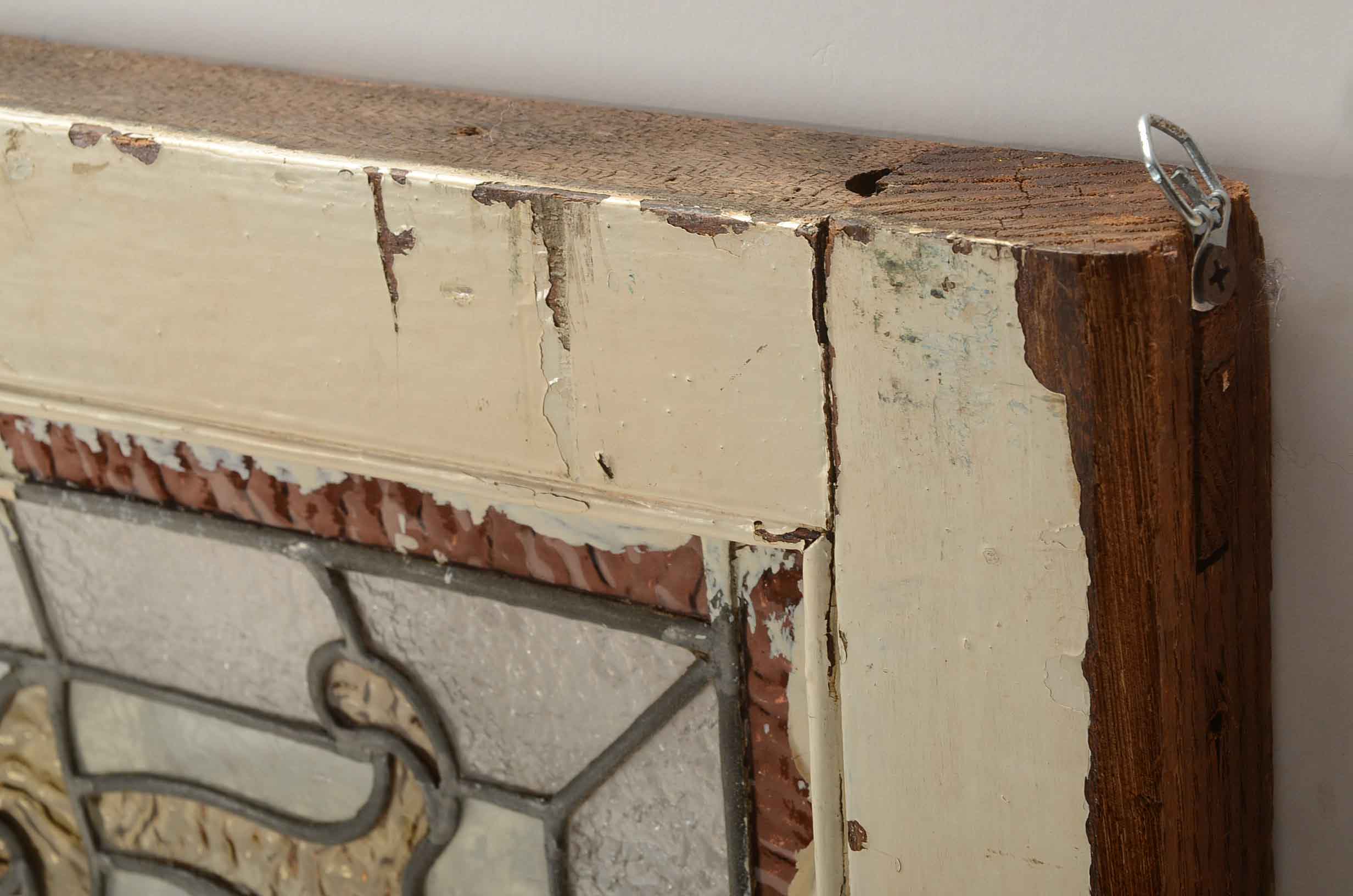 Antique Hand-Crafted Stained Glass Window