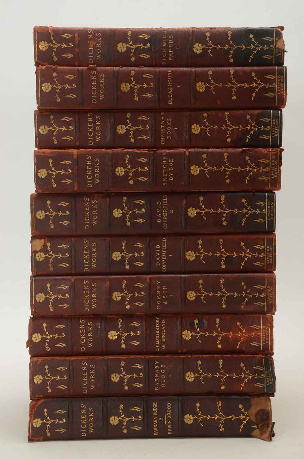 1899 Works of Charles Dickens Twenty-Eight Volume Set