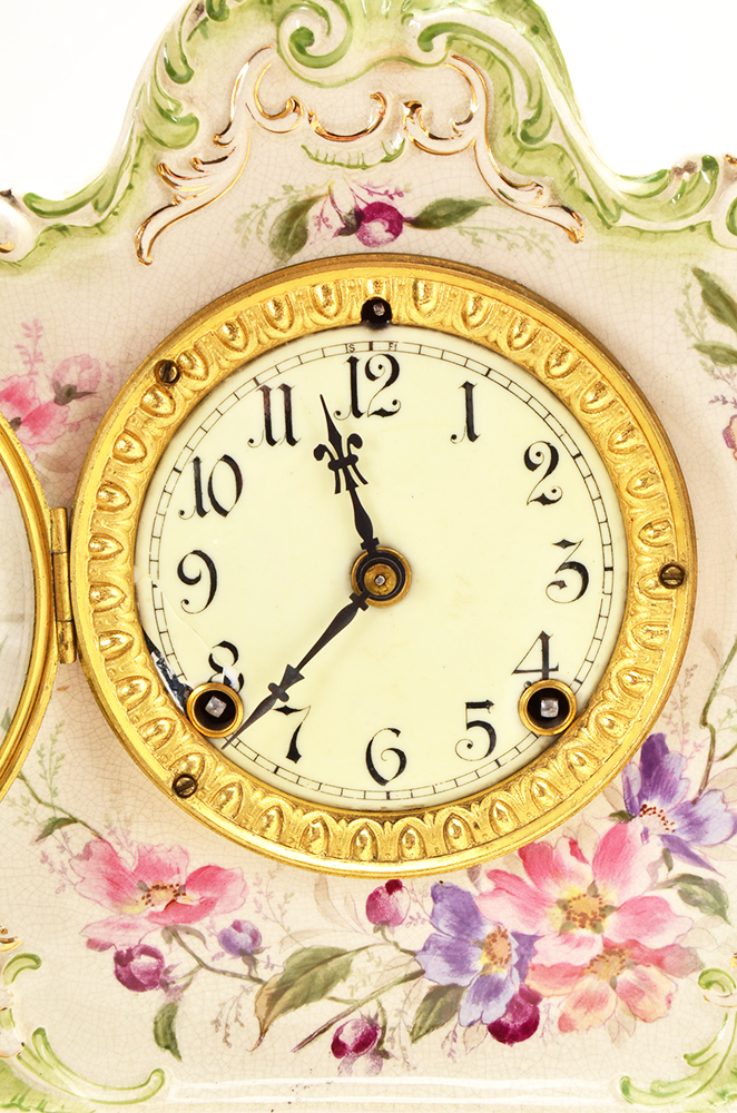 1880s Ansonia Royal Bonn Mantel Clock