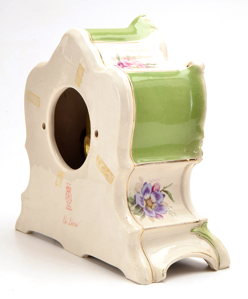 1880s Ansonia Royal Bonn Mantel Clock