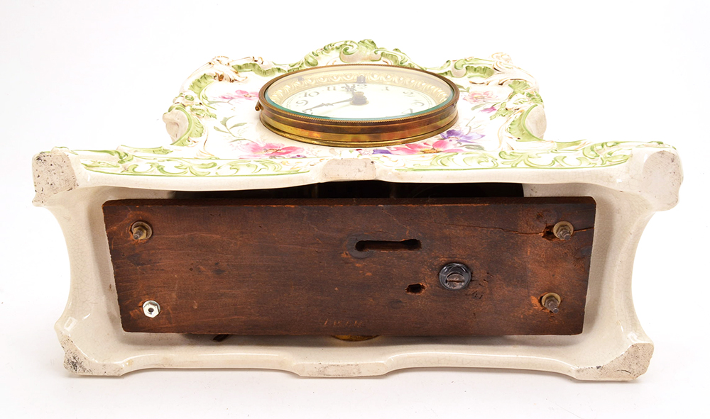 1880s Ansonia Royal Bonn Mantel Clock