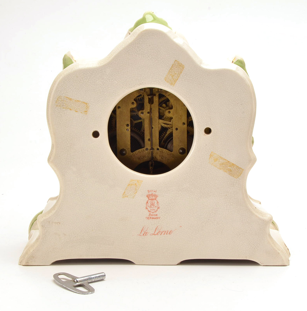 1880s Ansonia Royal Bonn Mantel Clock