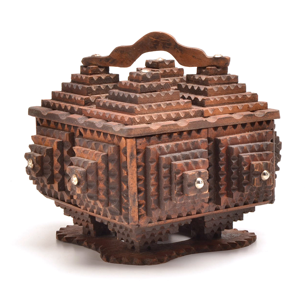 Vintage Tramp Art Box