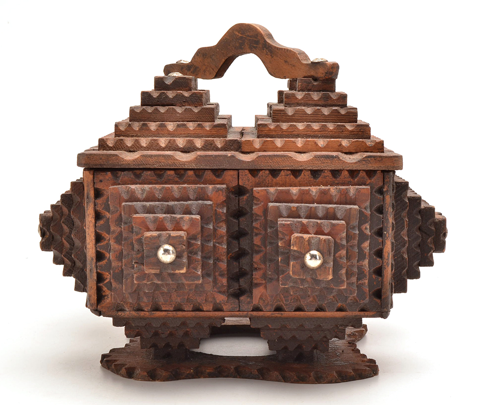 Vintage Tramp Art Box