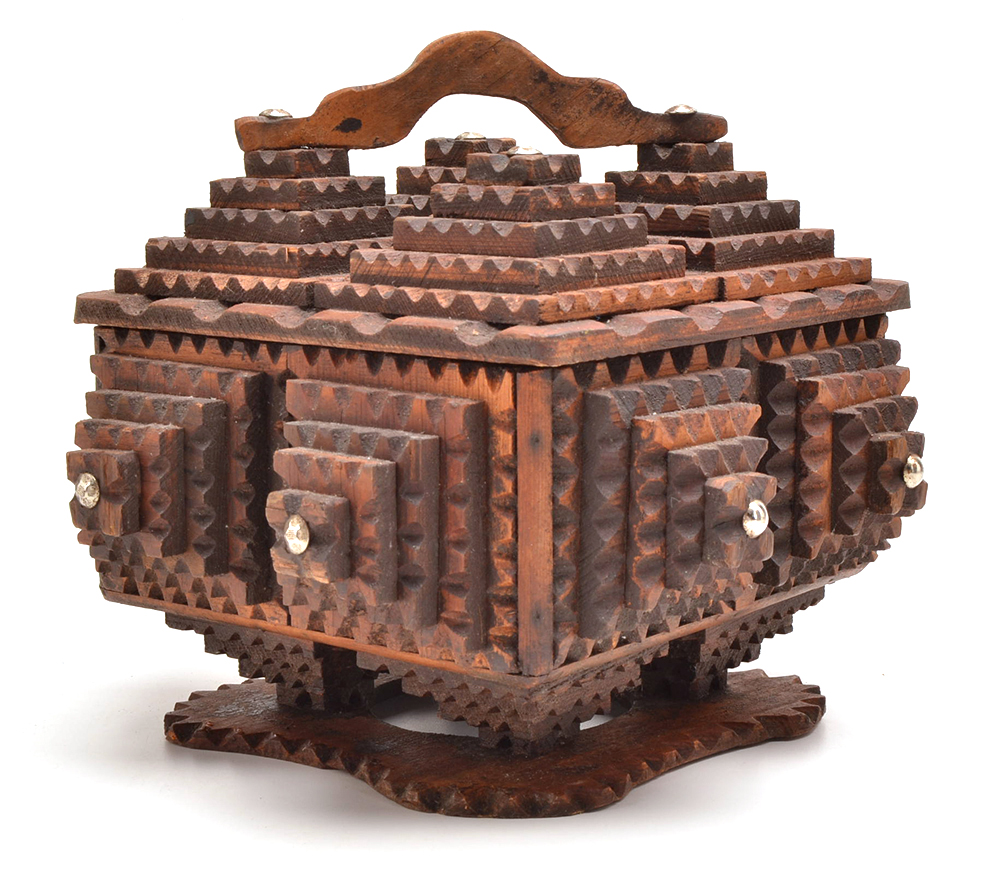 Vintage Tramp Art Box