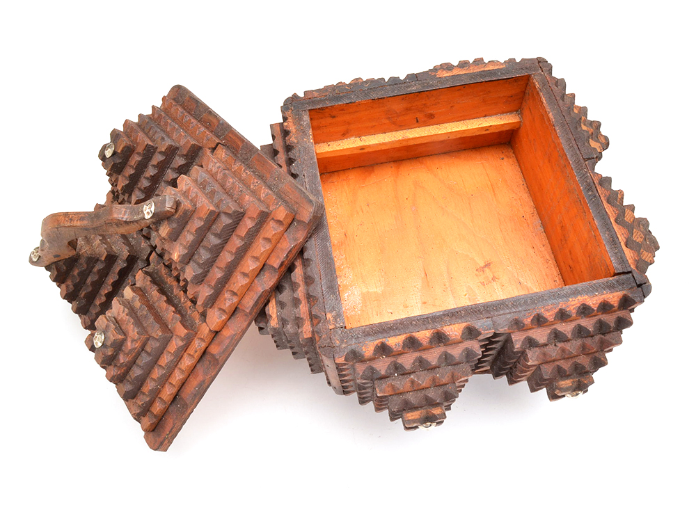 Vintage Tramp Art Box