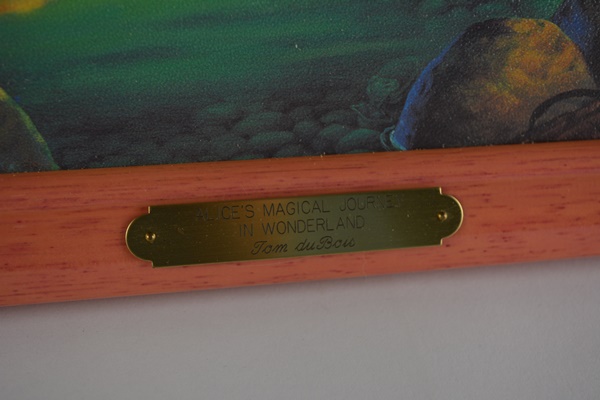 Tom duBois Limited Edition Canvas Offset Lithograph "Alice's Magical Journey"