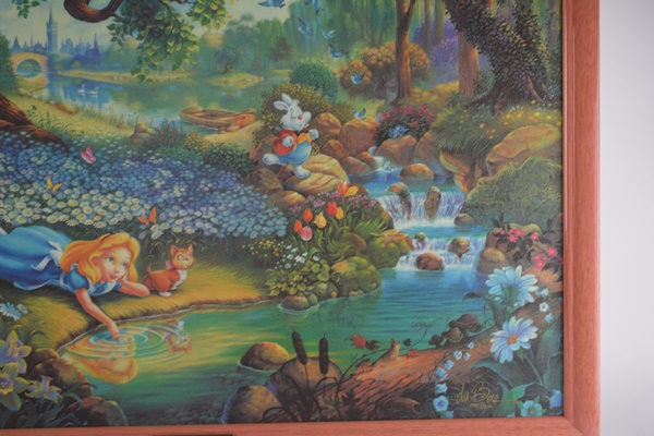 Tom duBois Limited Edition Canvas Offset Lithograph "Alice's Magical Journey"