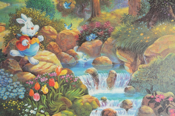 Tom duBois Limited Edition Canvas Offset Lithograph "Alice's Magical Journey"