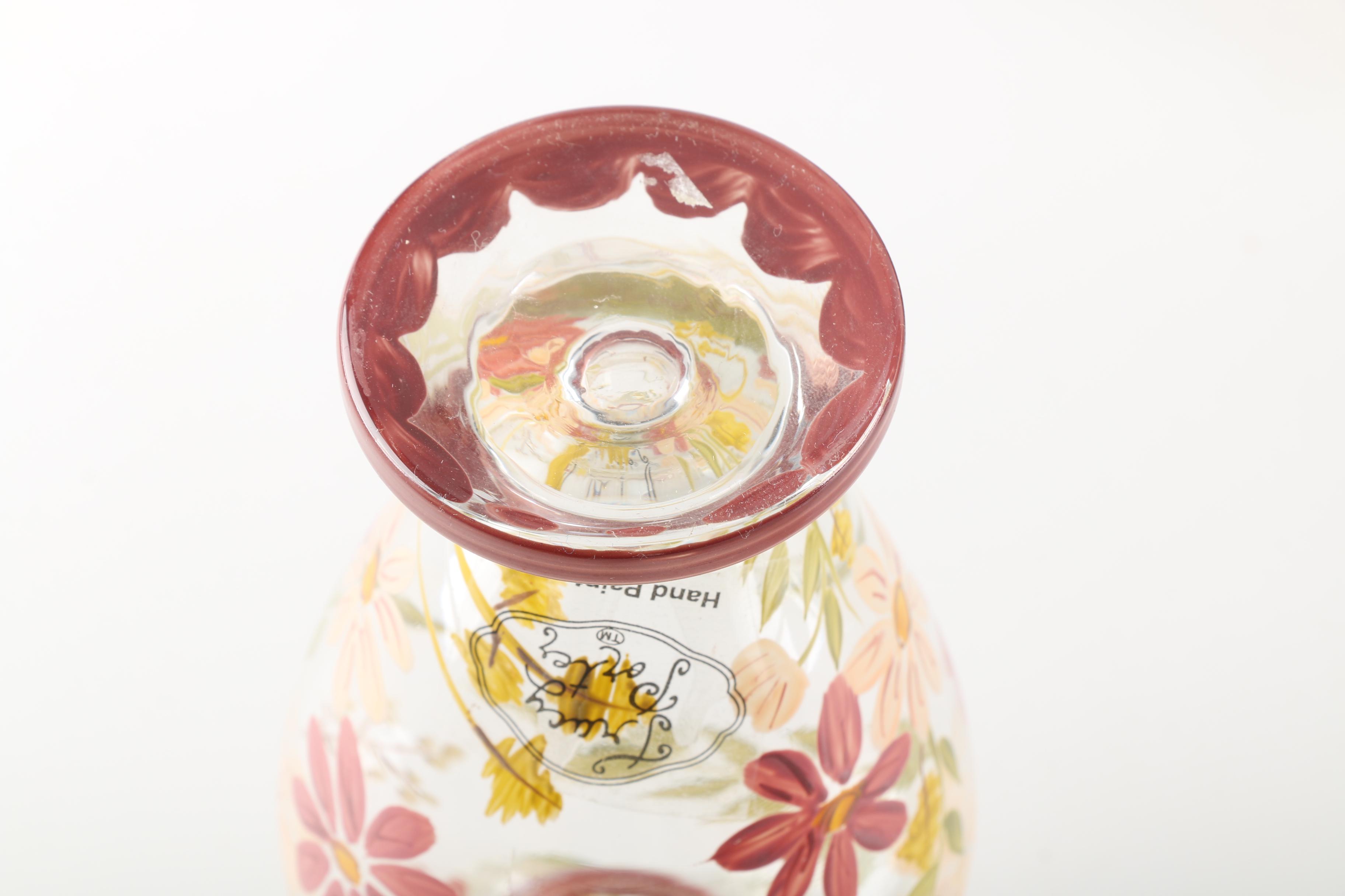 Signed John Derian Plates with Late 19th Century Victorian Majolica Plate