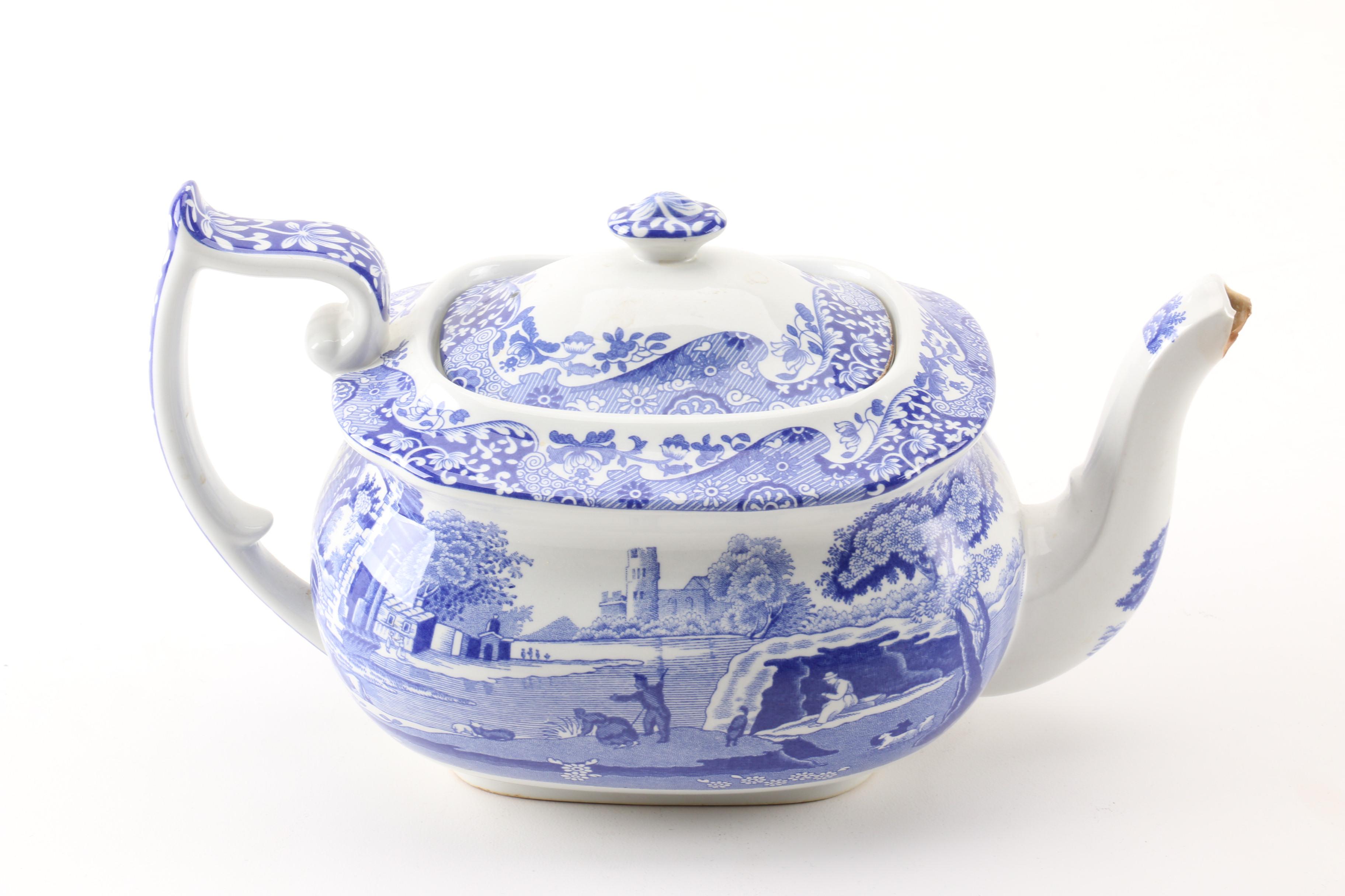 Spode "Blue Italian" Tea Service