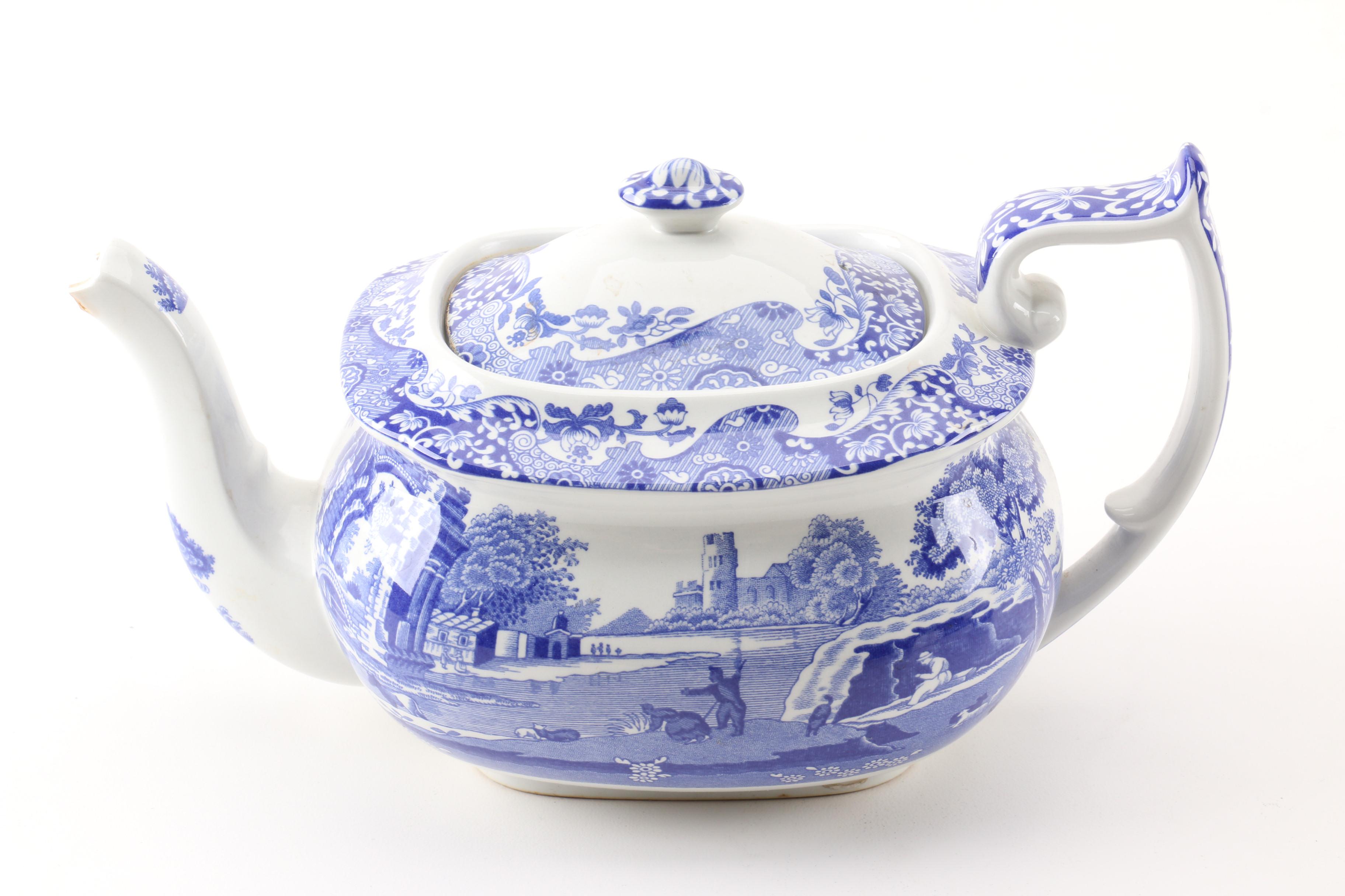 Spode "Blue Italian" Tea Service