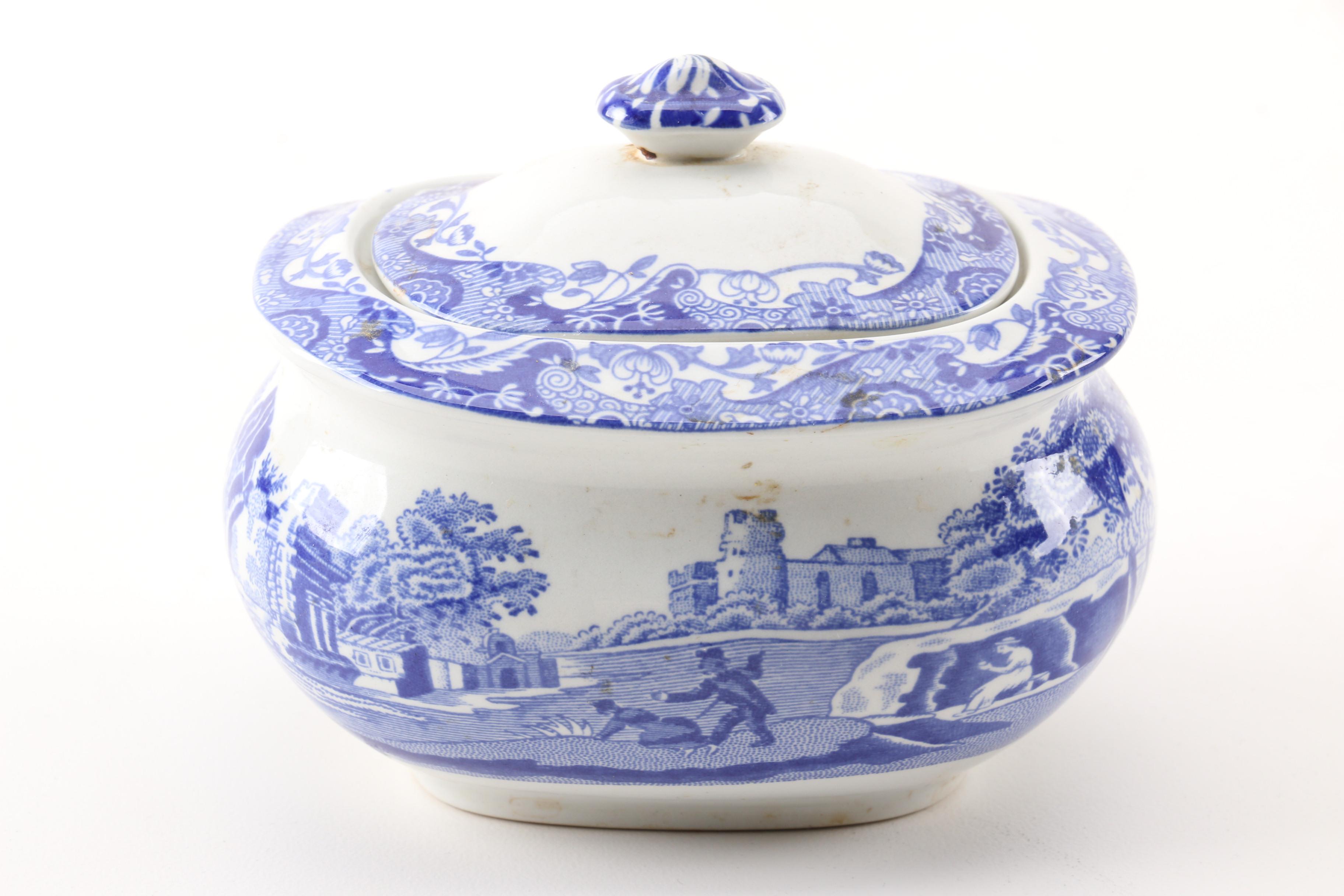 Spode "Blue Italian" Tea Service