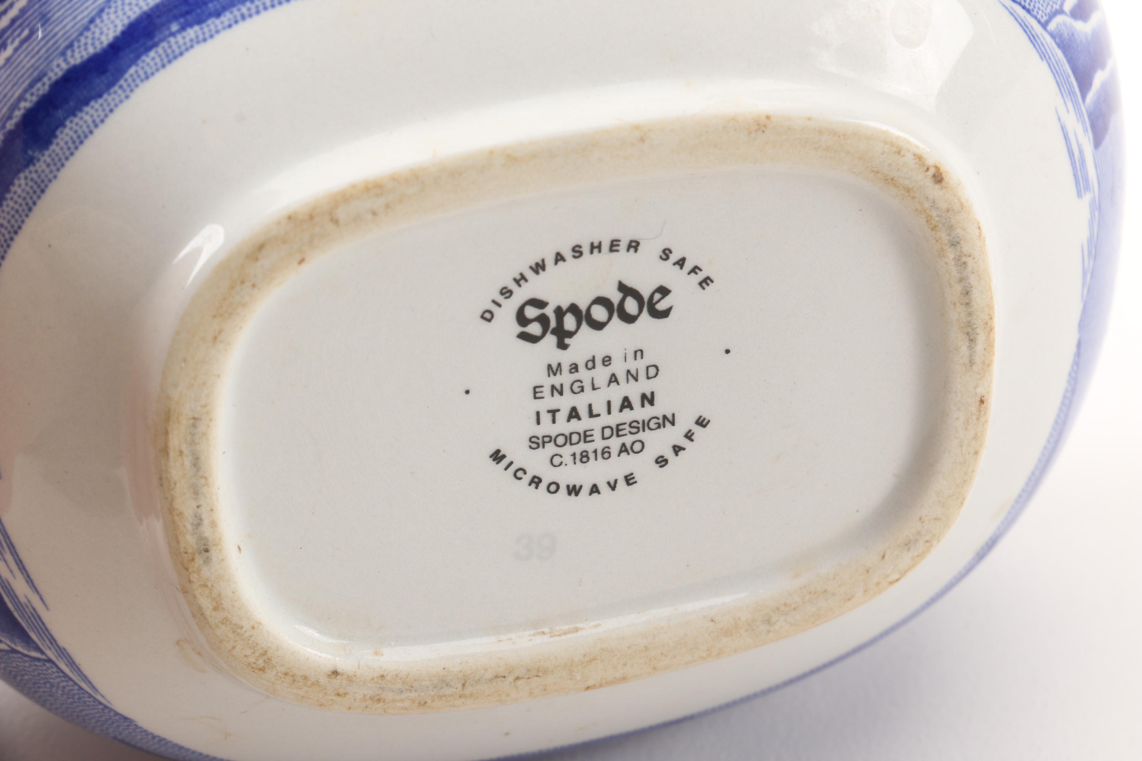 Spode "Blue Italian" Tea Service