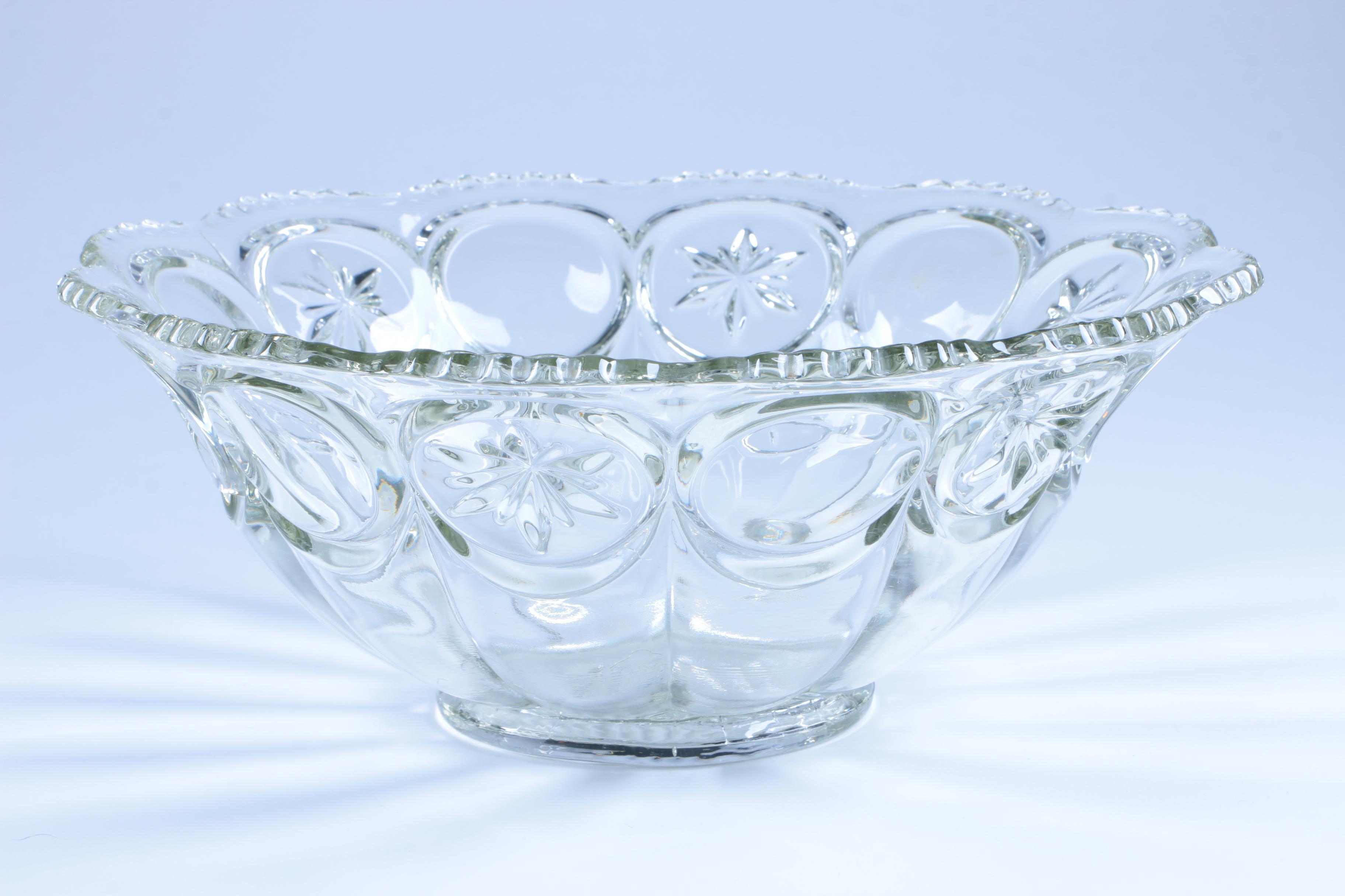 Tiffin-Franciscan "Moon & Star" Punch Bowl and Cups