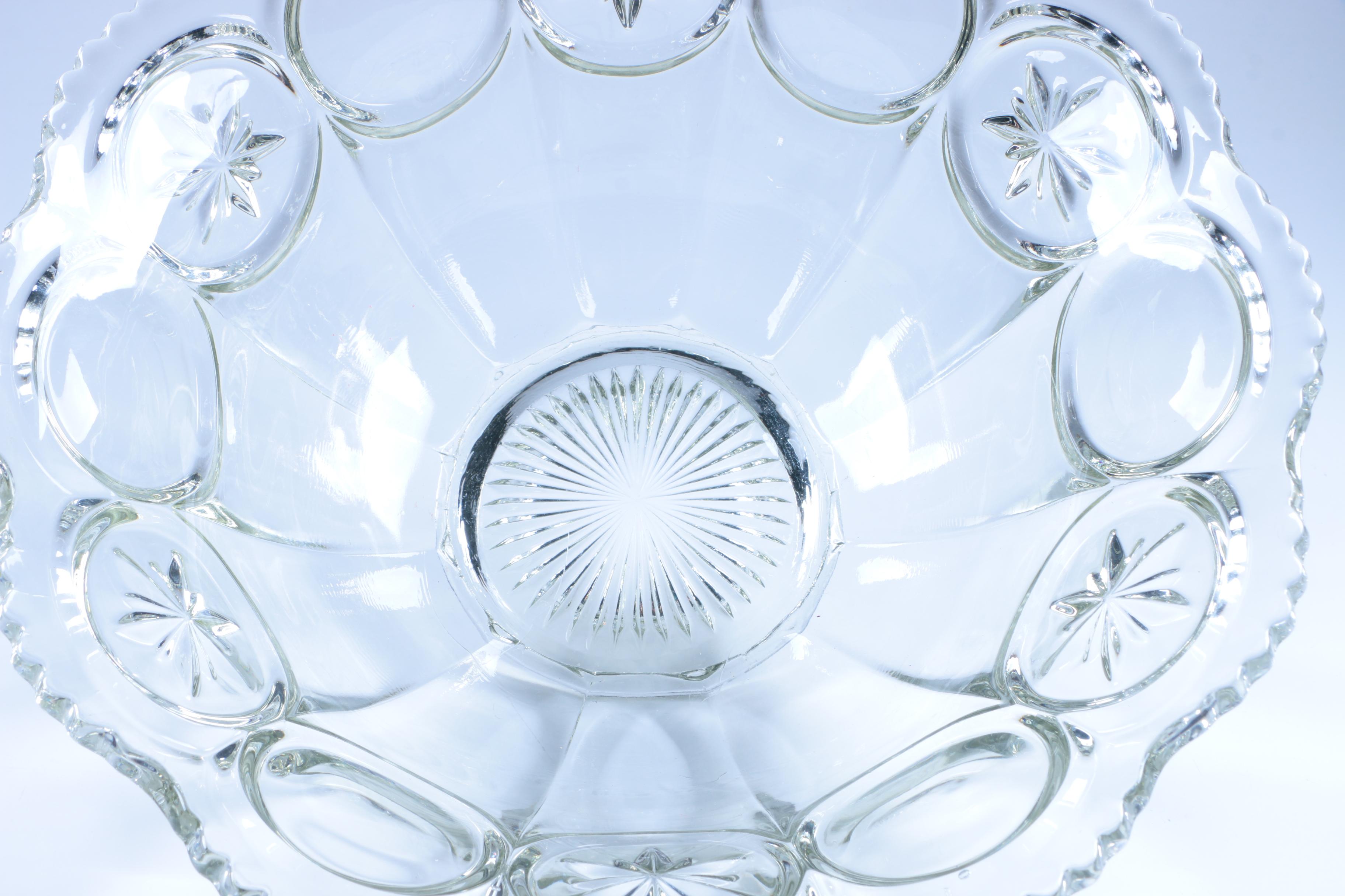 Tiffin-Franciscan "Moon & Star" Punch Bowl and Cups