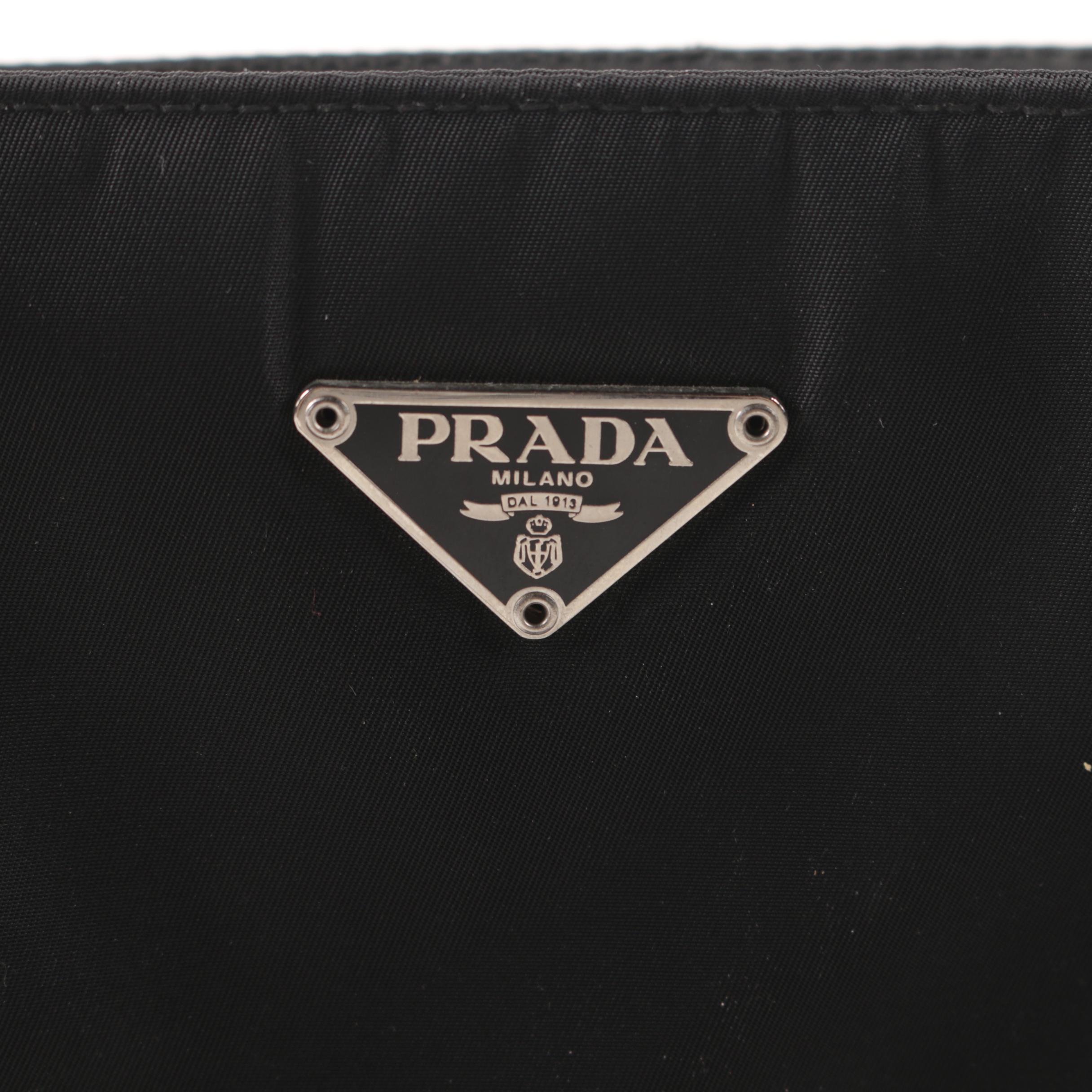 Vintage Prada Black Tote Bag