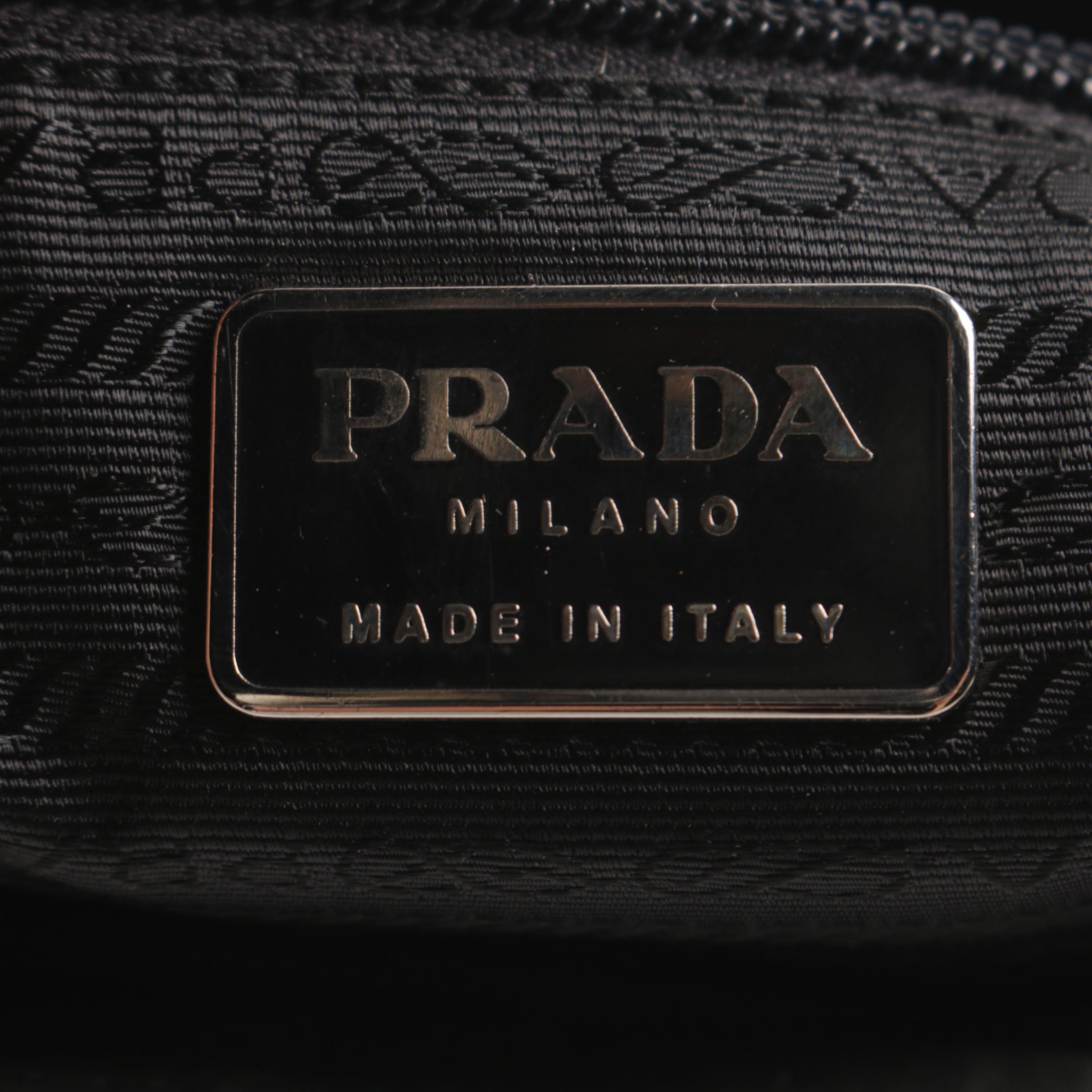 Vintage Prada Black Tote Bag