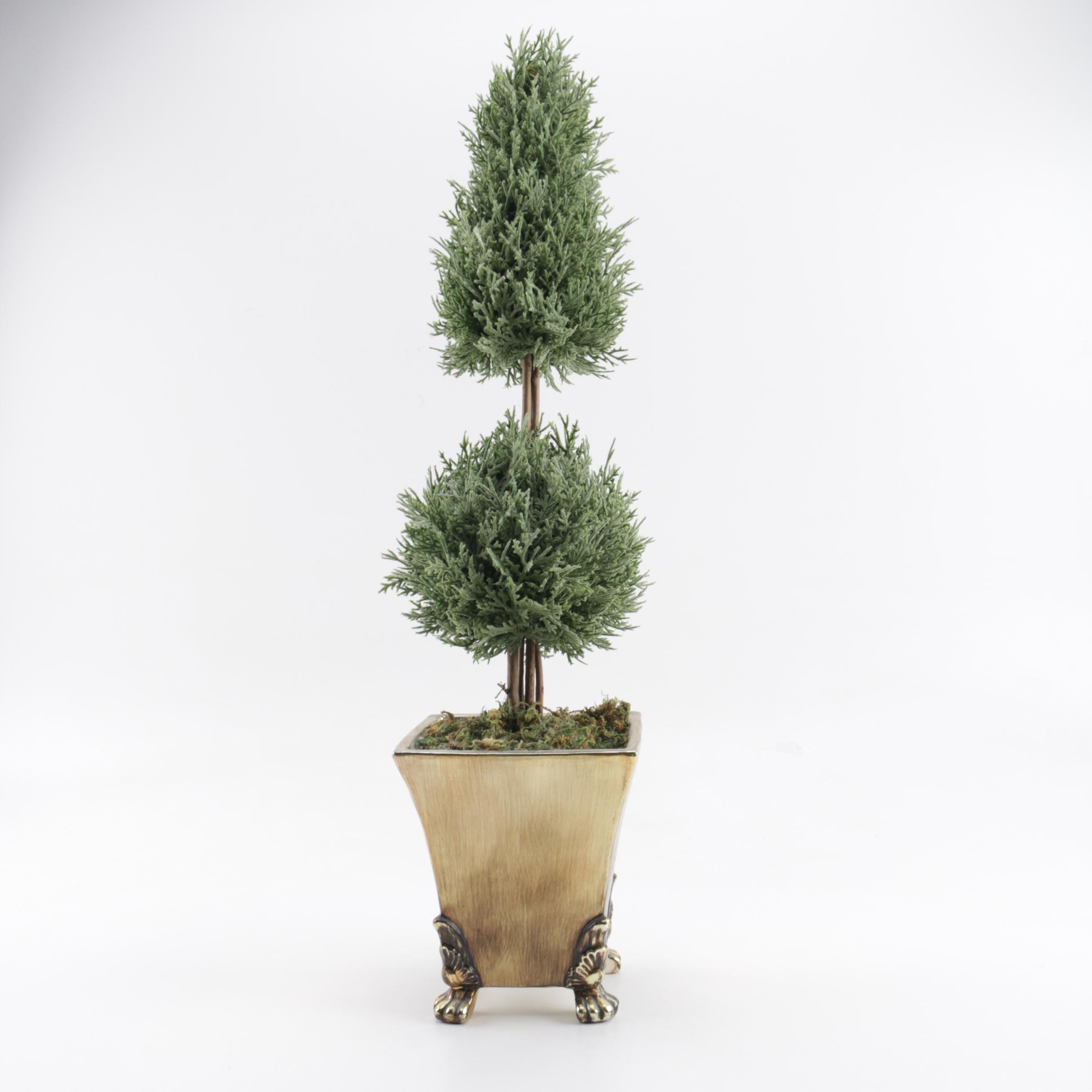 Synthetic Shrub in Planter