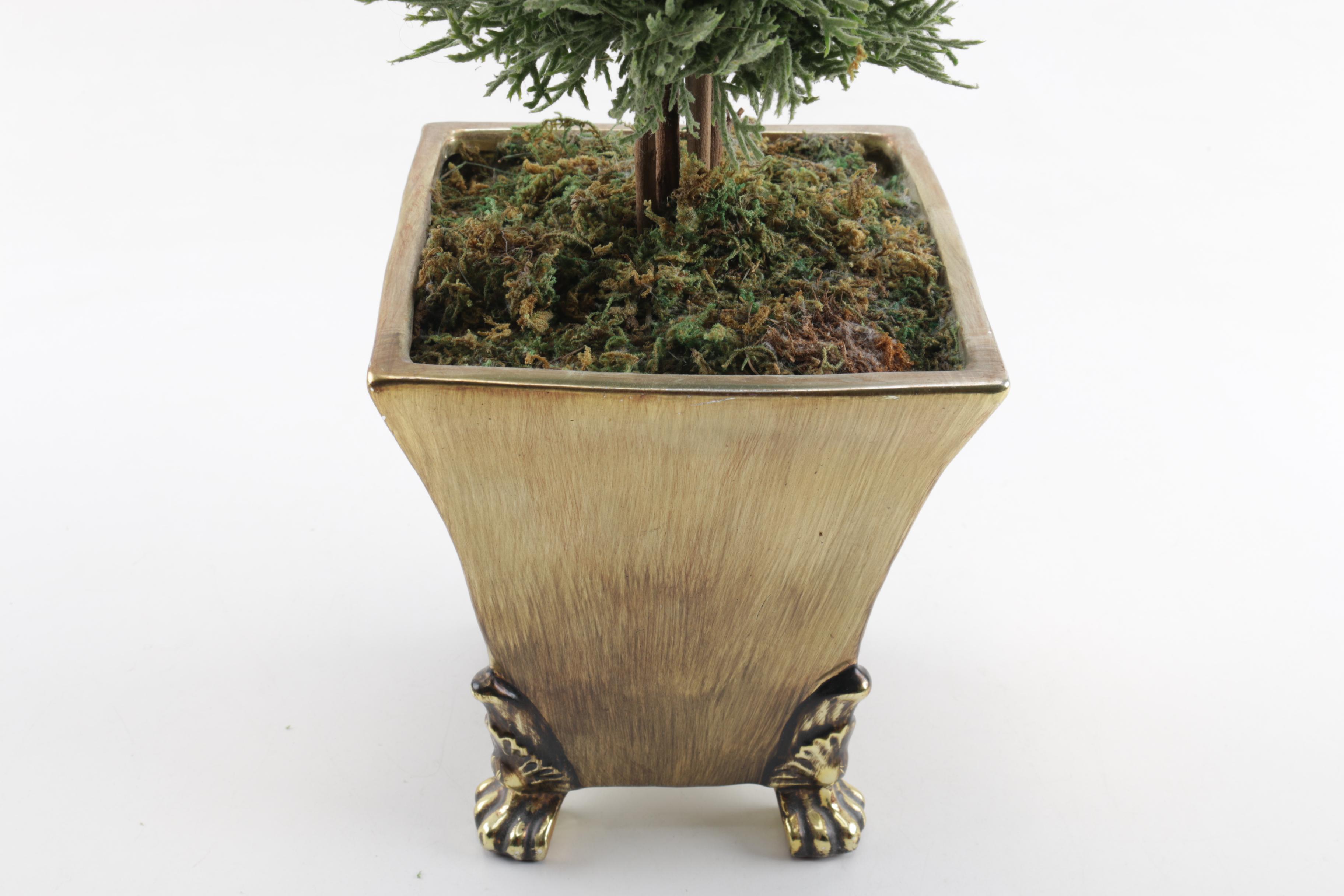 Synthetic Shrub in Planter