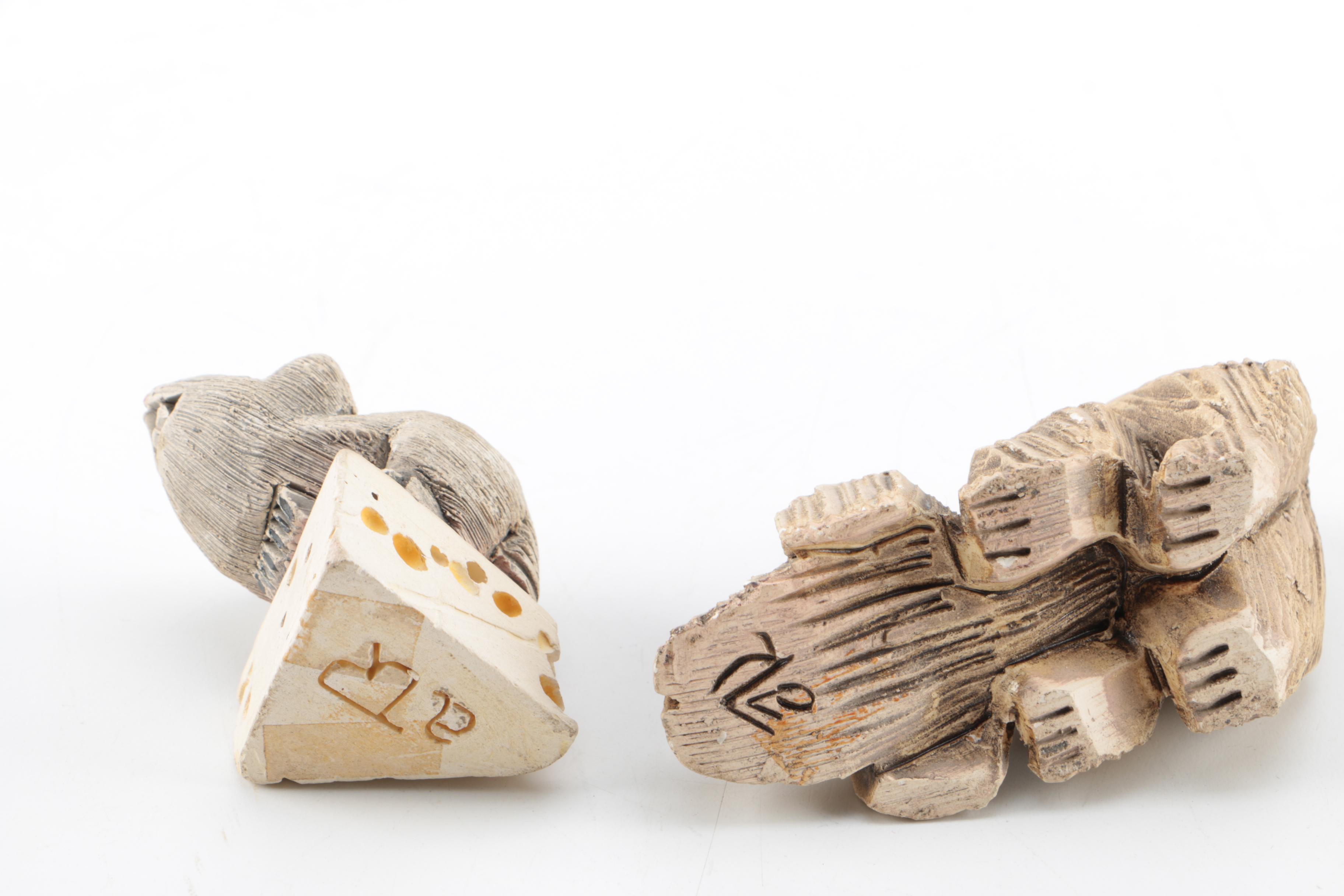 Vintage Artesania Rinconada Ceramic Animal Figurines