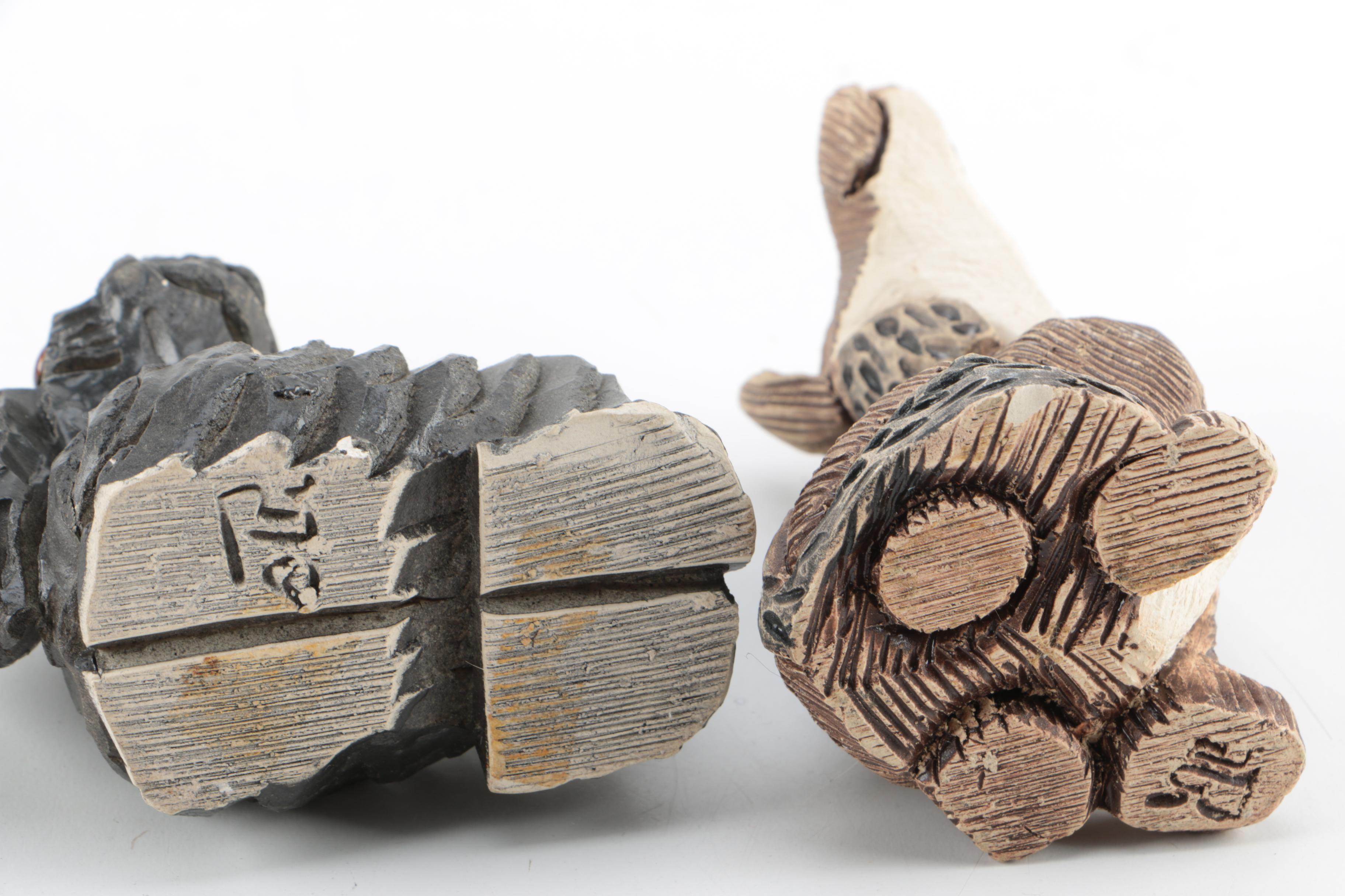 Vintage Artesania Rinconada Ceramic Animal Figurines