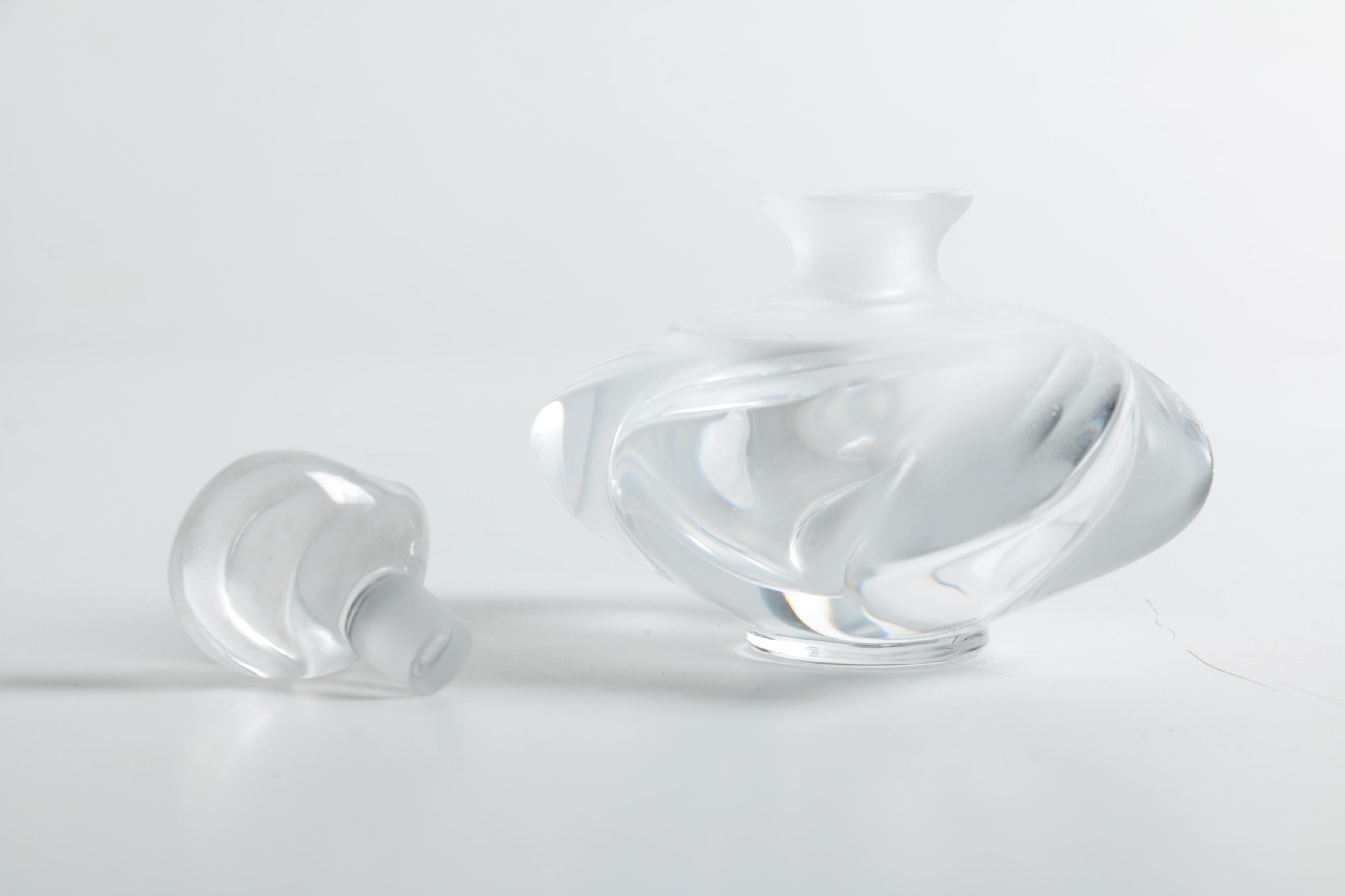 Lalique "Samoa" Crystal Perfume Bottle